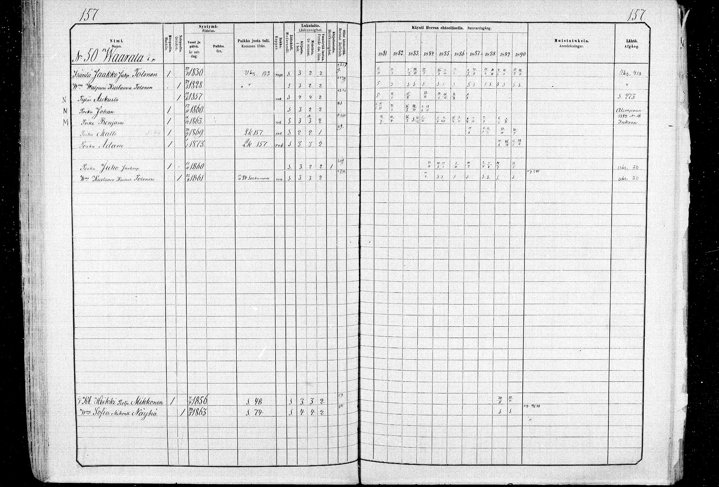 [ ../kirjat/Kirkonkirjat/ristijarvi/rippikirja_1881-1890_mko37-51/kuvat/155.jpg ]