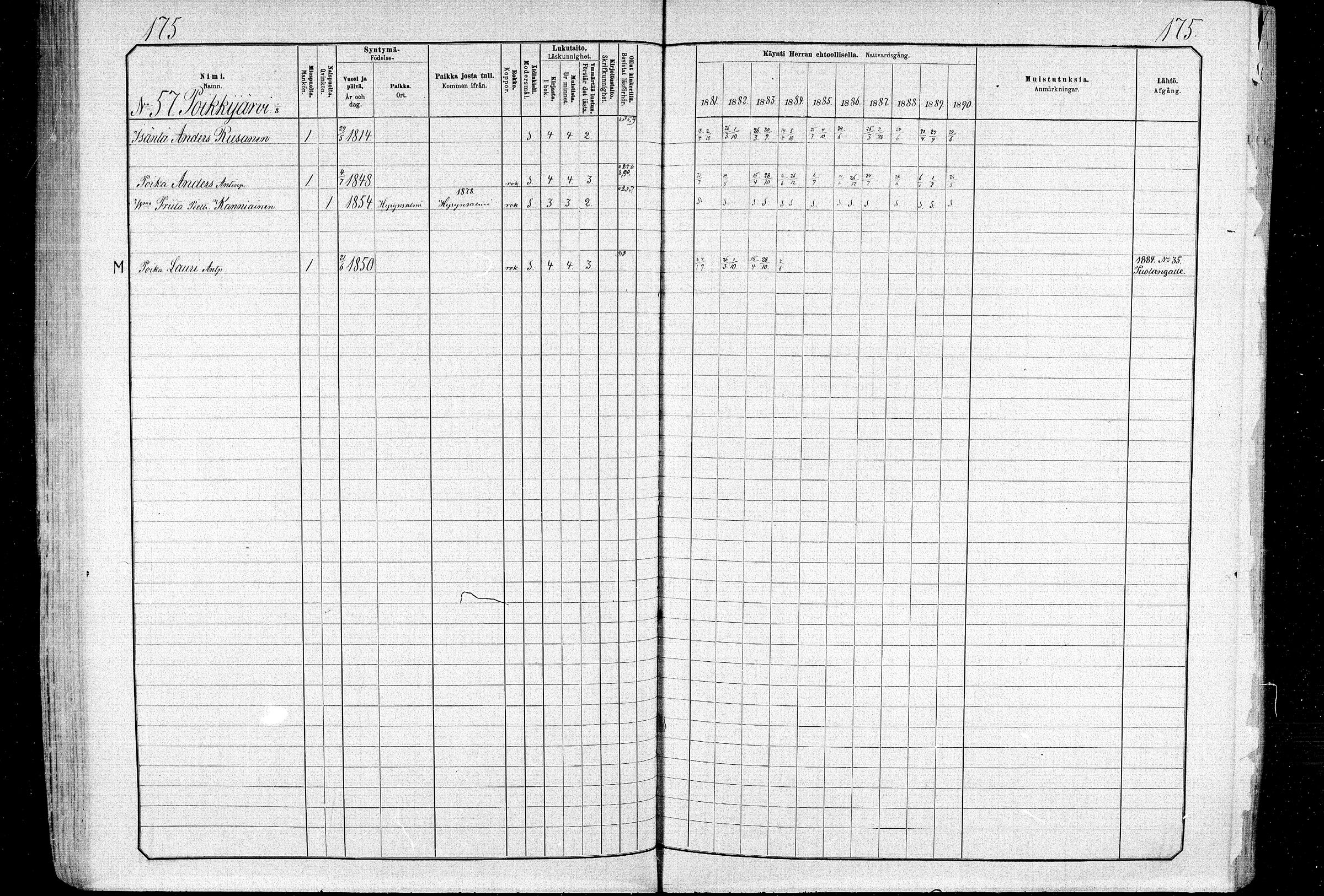 [ ../kirjat/Kirkonkirjat/ristijarvi/rippikirja_1881-1890_mko37-51/kuvat/173.jpg ]