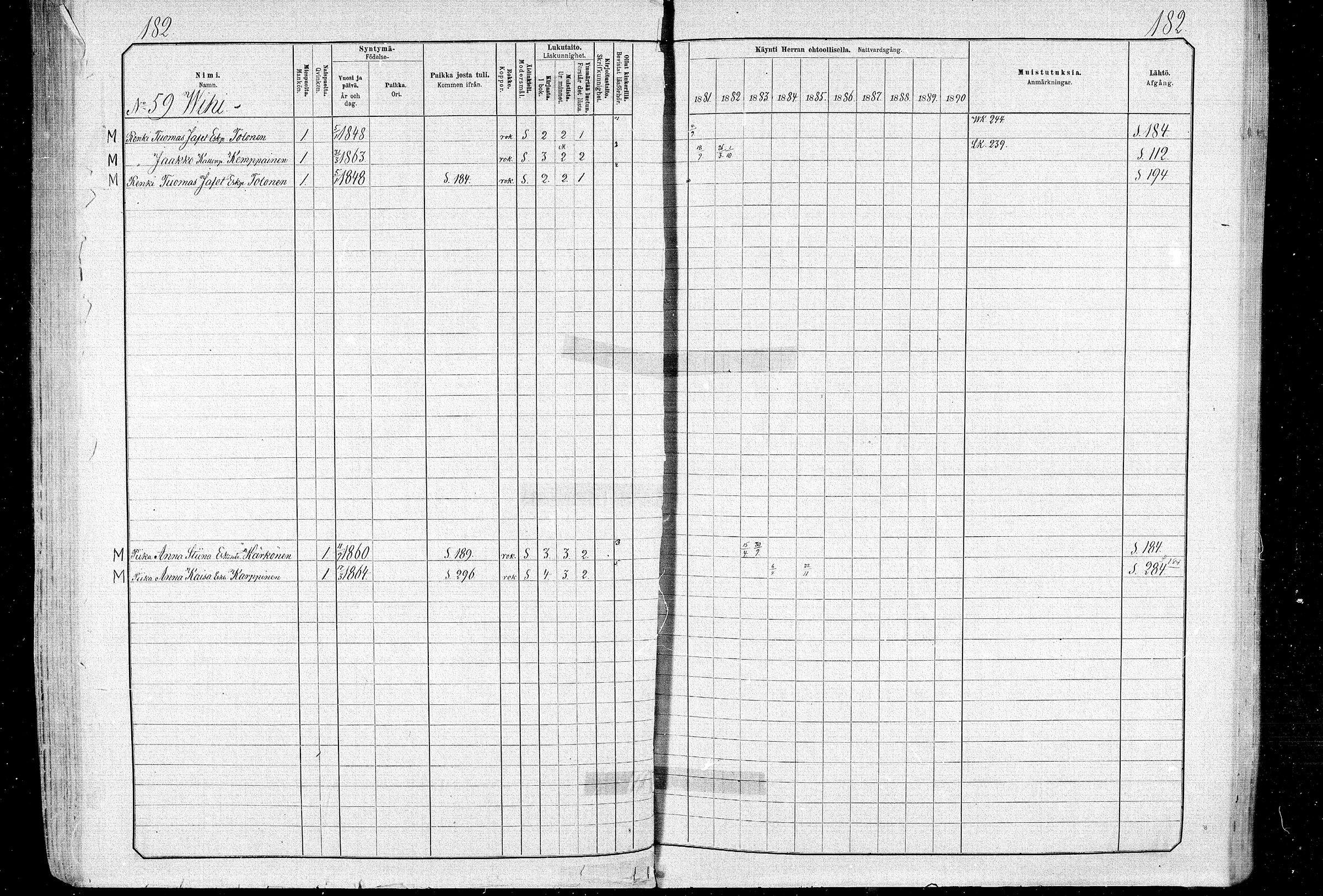 [ ../kirjat/Kirkonkirjat/ristijarvi/rippikirja_1881-1890_mko37-51/kuvat/180.jpg ]