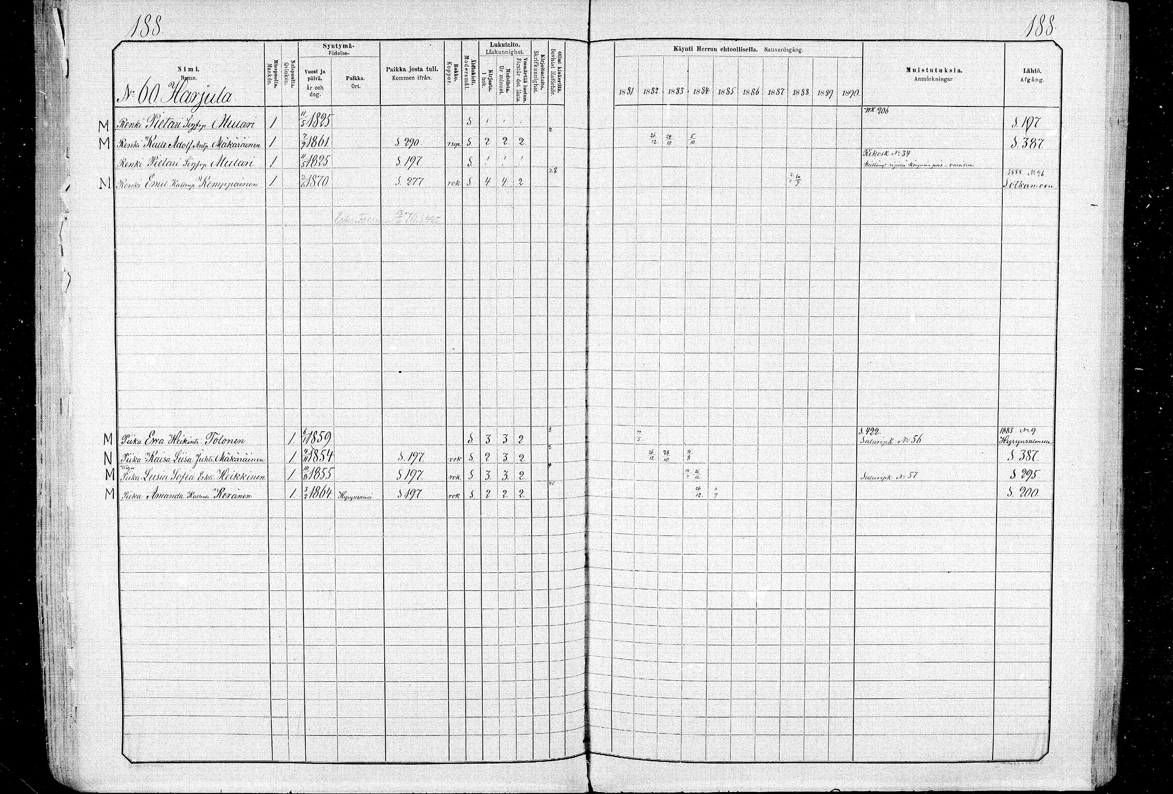 [ ../kirjat/Kirkonkirjat/ristijarvi/rippikirja_1881-1890_mko37-51/kuvat/186.jpg ]