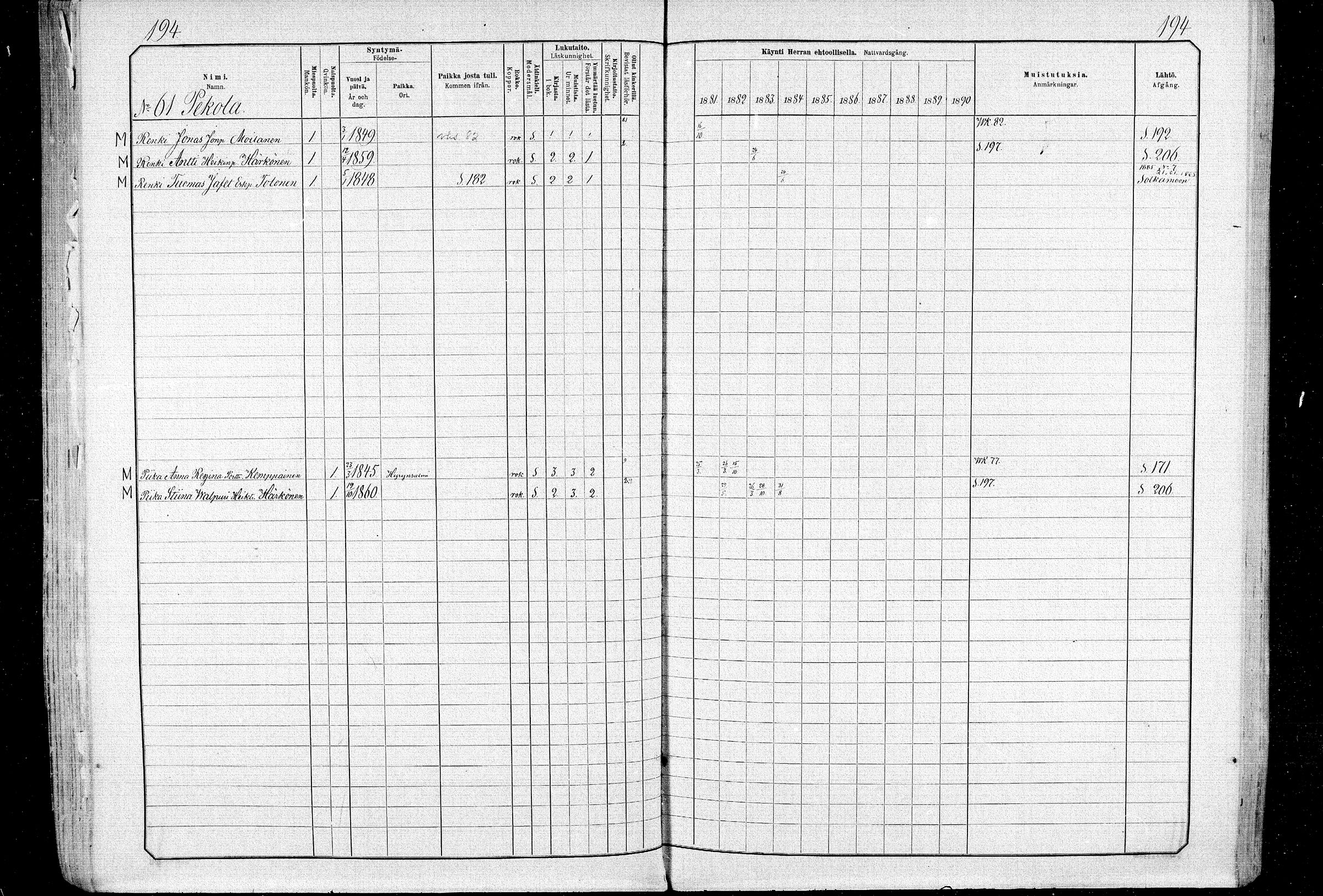 [ ../kirjat/Kirkonkirjat/ristijarvi/rippikirja_1881-1890_mko37-51/kuvat/192.jpg ]