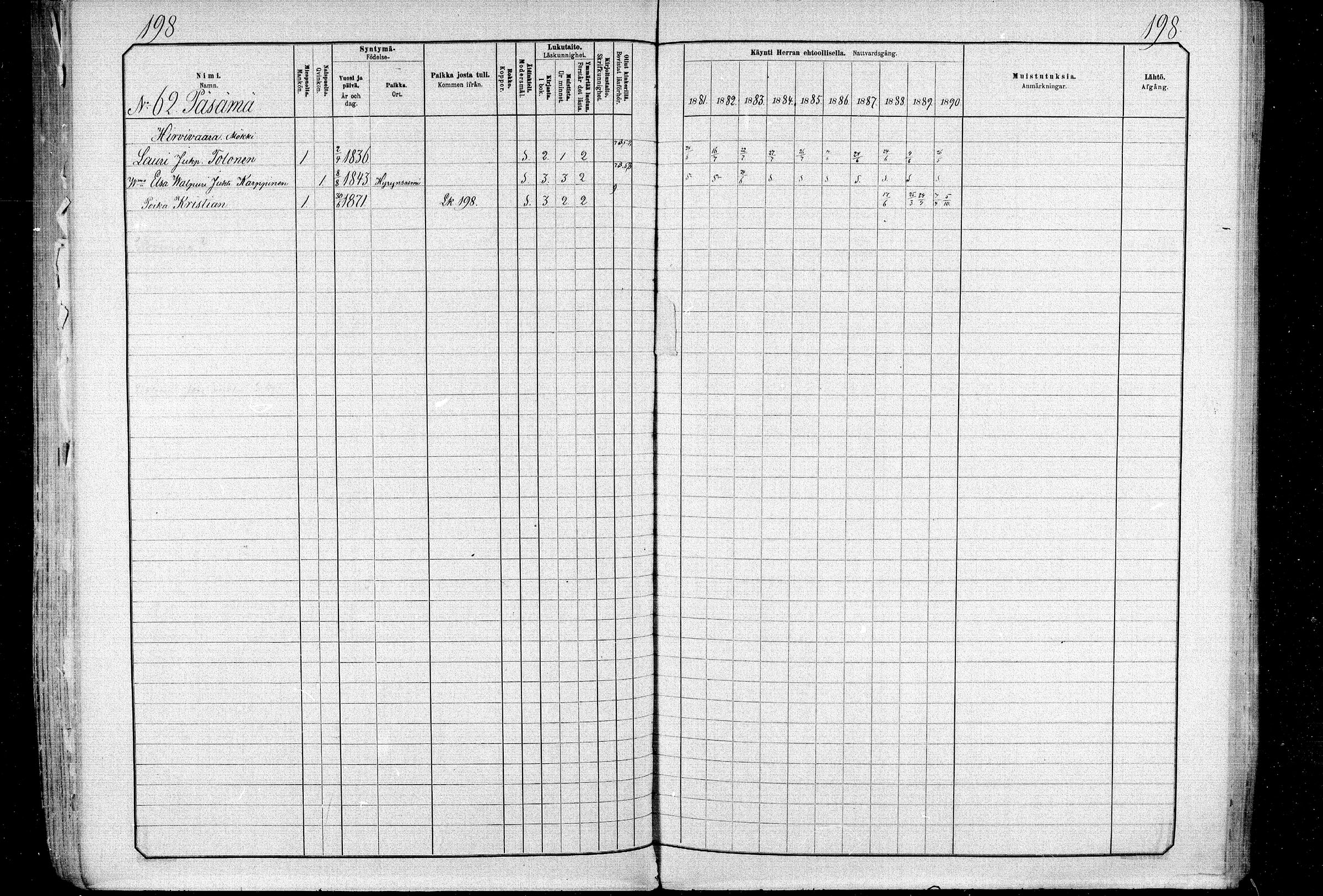 [ ../kirjat/Kirkonkirjat/ristijarvi/rippikirja_1881-1890_mko37-51/kuvat/196.jpg ]