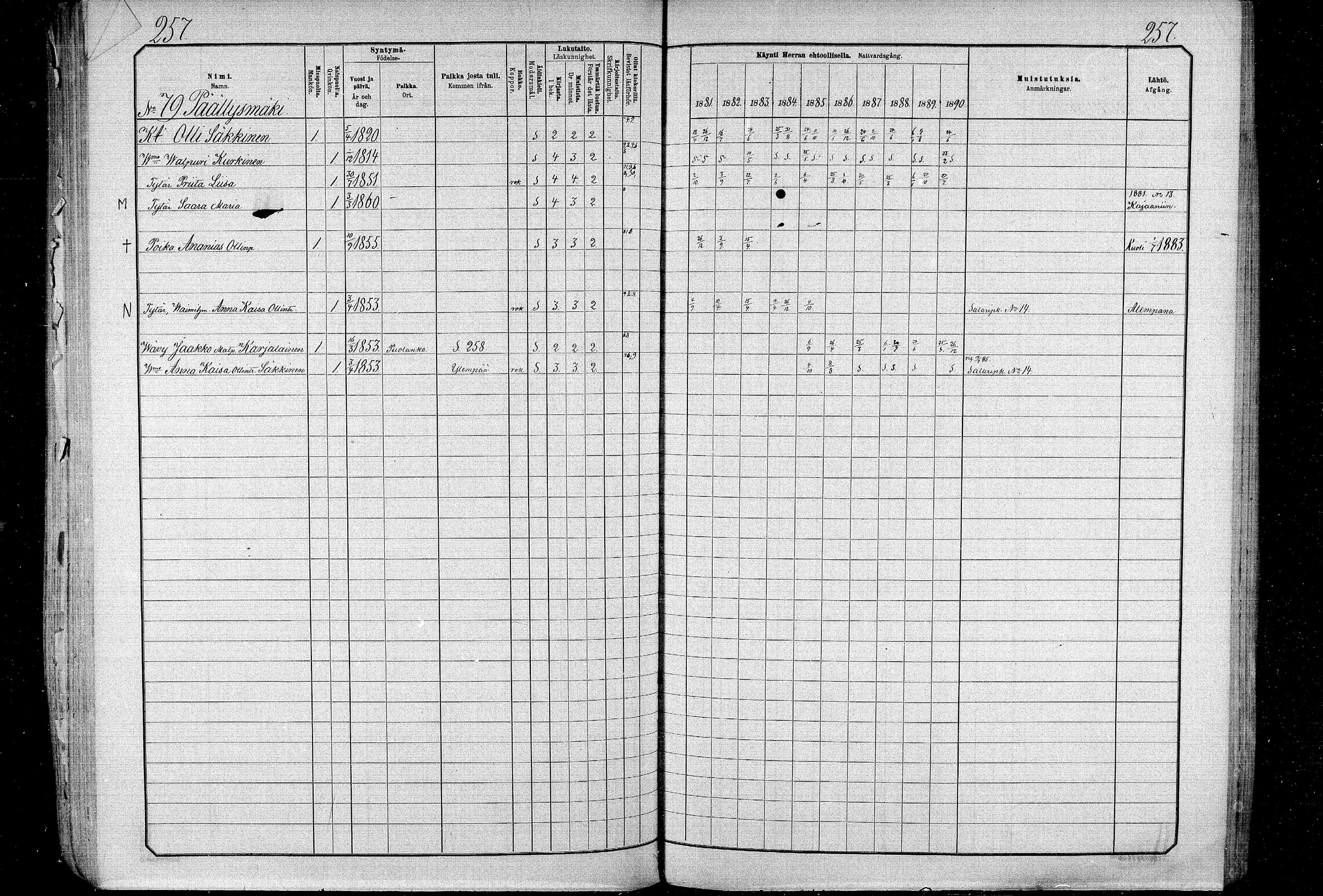 [ ../kirjat/Kirkonkirjat/ristijarvi/rippikirja_1881-1890_mko37-51/kuvat/255.jpg ]