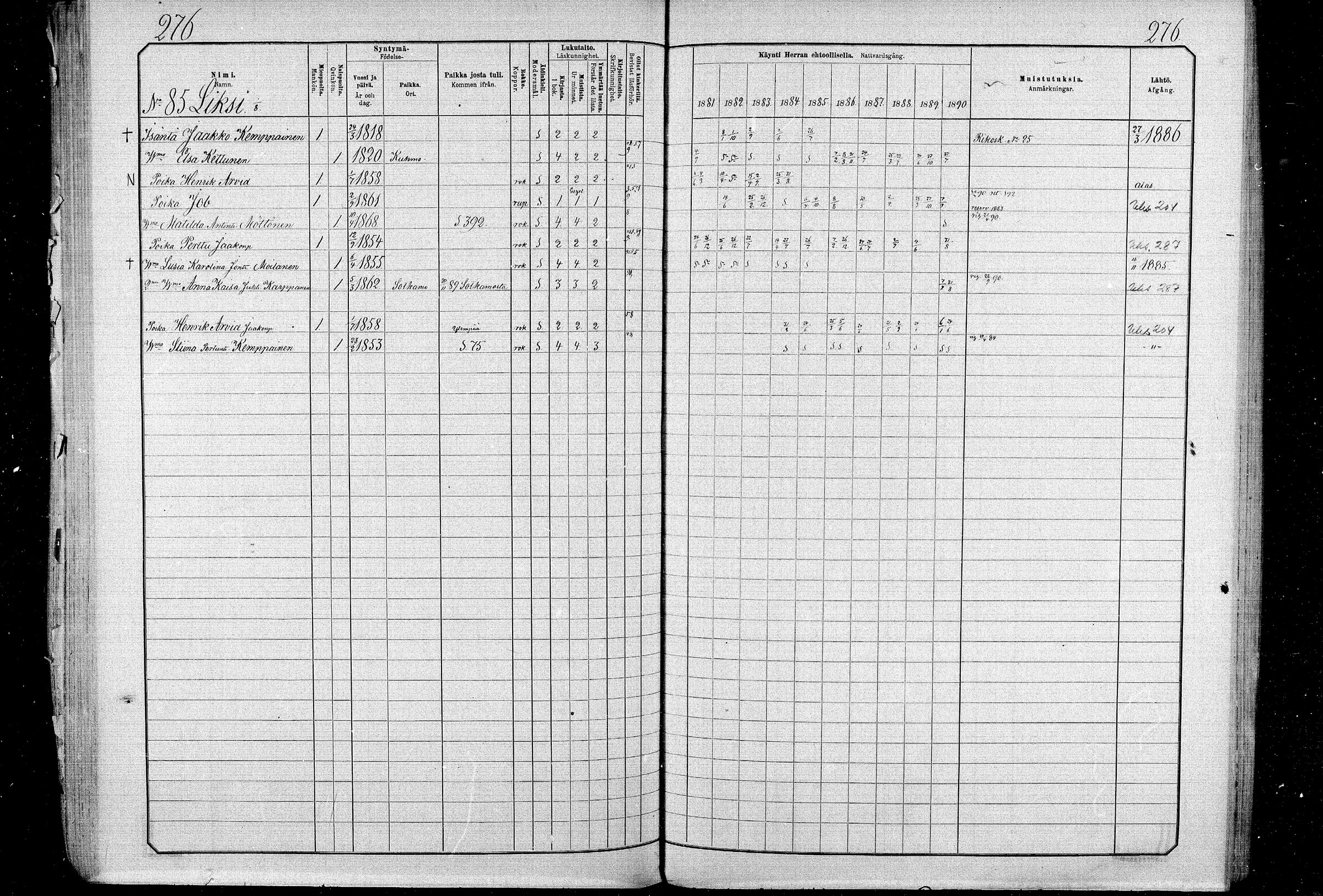[ ../kirjat/Kirkonkirjat/ristijarvi/rippikirja_1881-1890_mko37-51/kuvat/274.jpg ]