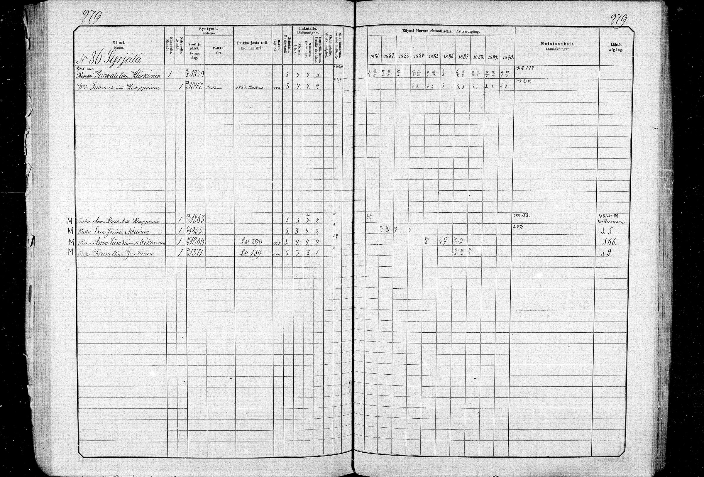 [ ../kirjat/Kirkonkirjat/ristijarvi/rippikirja_1881-1890_mko37-51/kuvat/277.jpg ]
