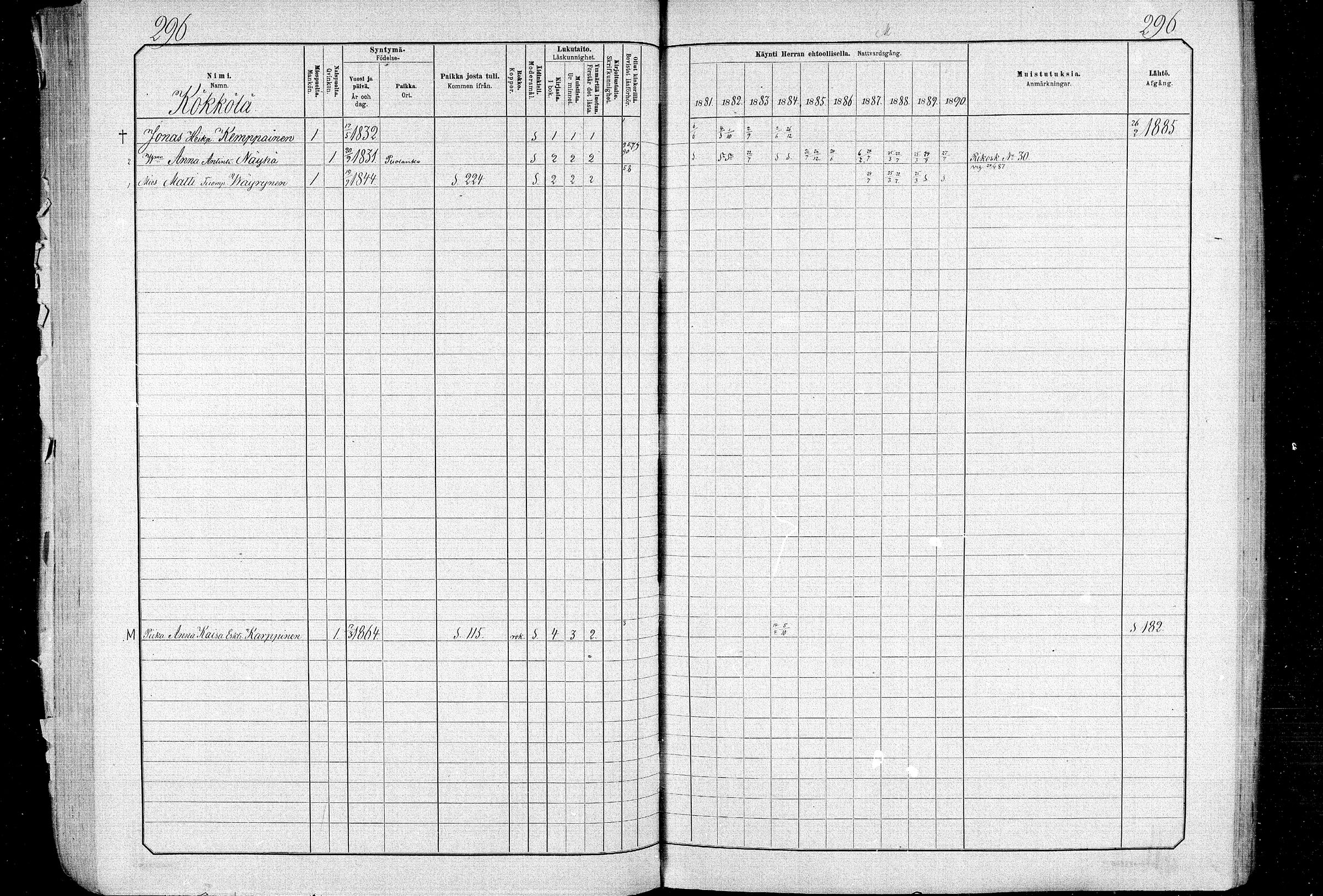 [ ../kirjat/Kirkonkirjat/ristijarvi/rippikirja_1881-1890_mko37-51/kuvat/294.jpg ]