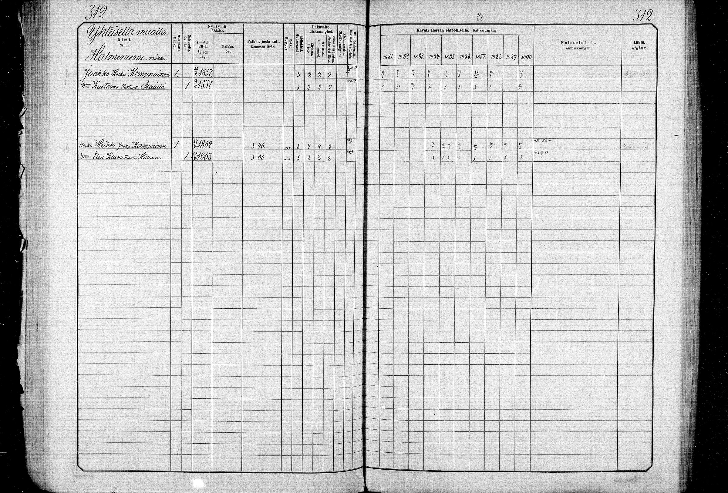 [ ../kirjat/Kirkonkirjat/ristijarvi/rippikirja_1881-1890_mko37-51/kuvat/309.jpg ]