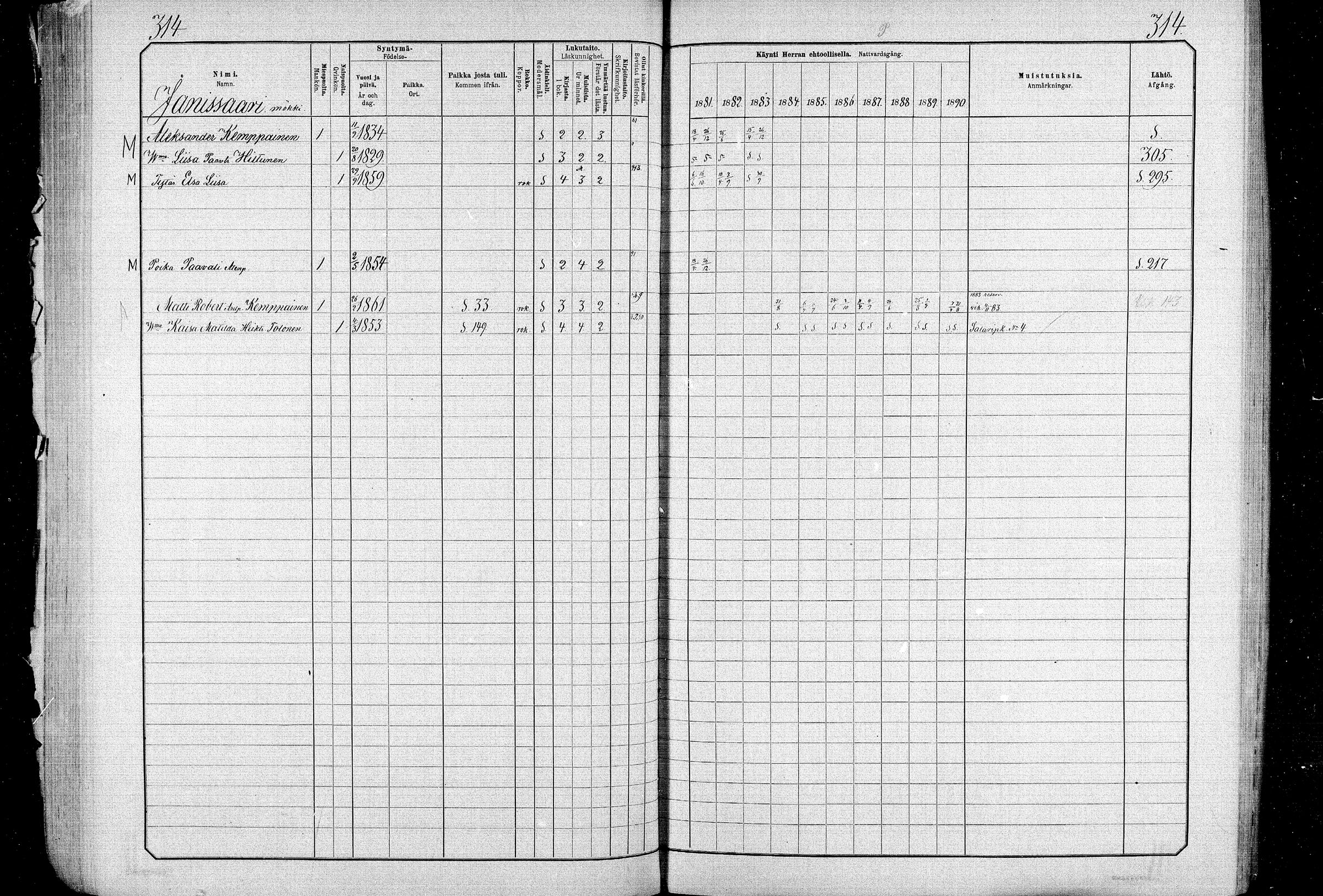 [ ../kirjat/Kirkonkirjat/ristijarvi/rippikirja_1881-1890_mko37-51/kuvat/311.jpg ]