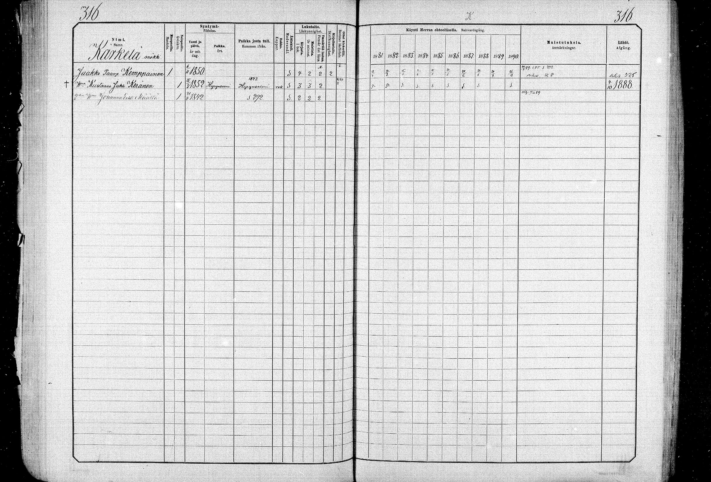 [ ../kirjat/Kirkonkirjat/ristijarvi/rippikirja_1881-1890_mko37-51/kuvat/313.jpg ]