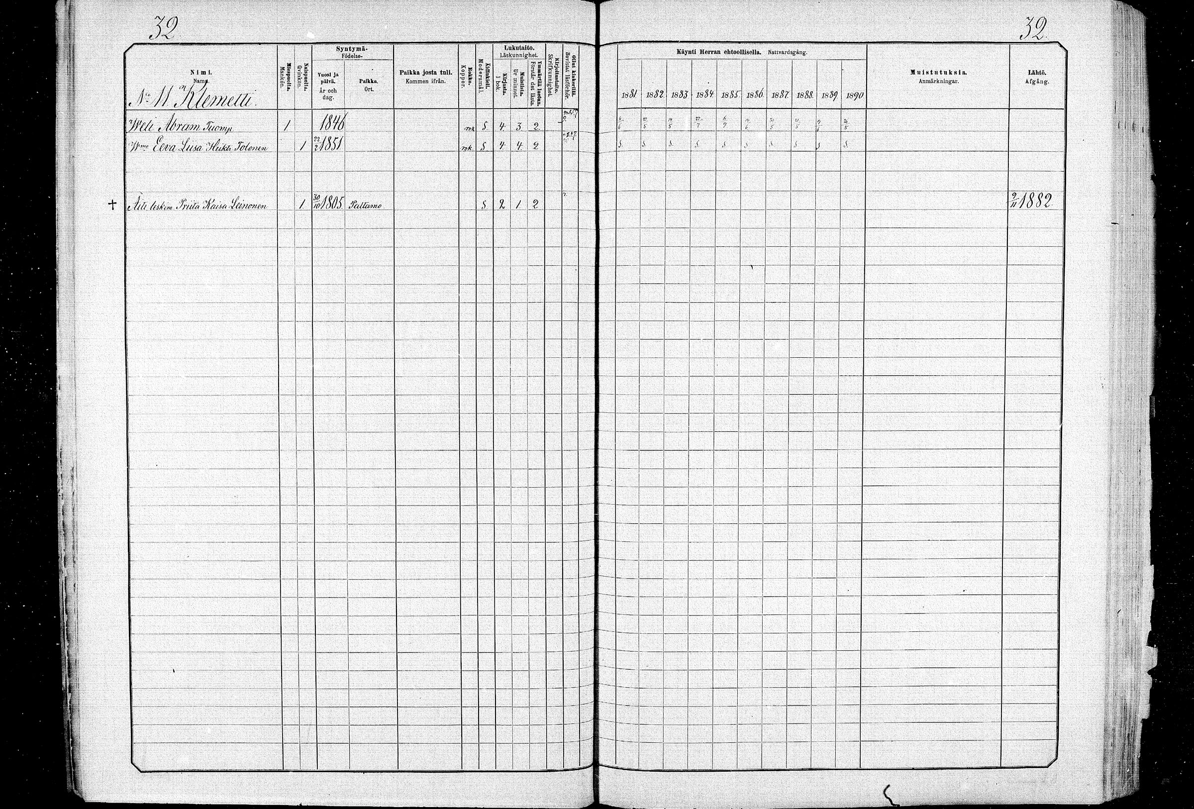 [ ../kirjat/Kirkonkirjat/ristijarvi/rippikirja_1881-1890_mko37-51/kuvat/32.jpg ]