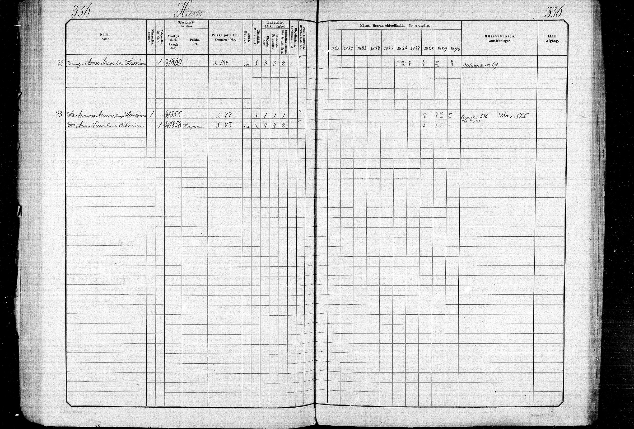 [ ../kirjat/Kirkonkirjat/ristijarvi/rippikirja_1881-1890_mko37-51/kuvat/330.jpg ]