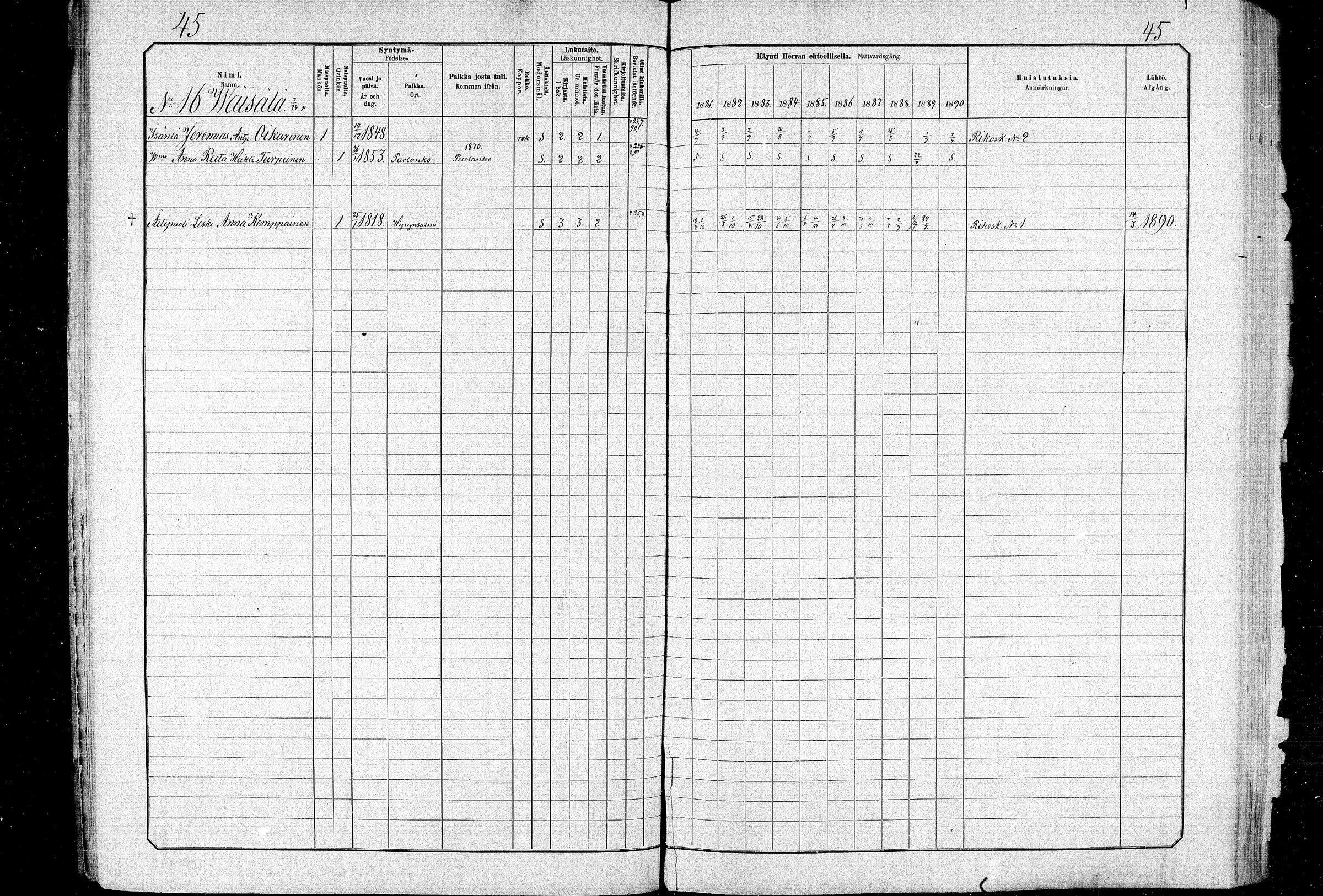 [ ../kirjat/Kirkonkirjat/ristijarvi/rippikirja_1881-1890_mko37-51/kuvat/45.jpg ]