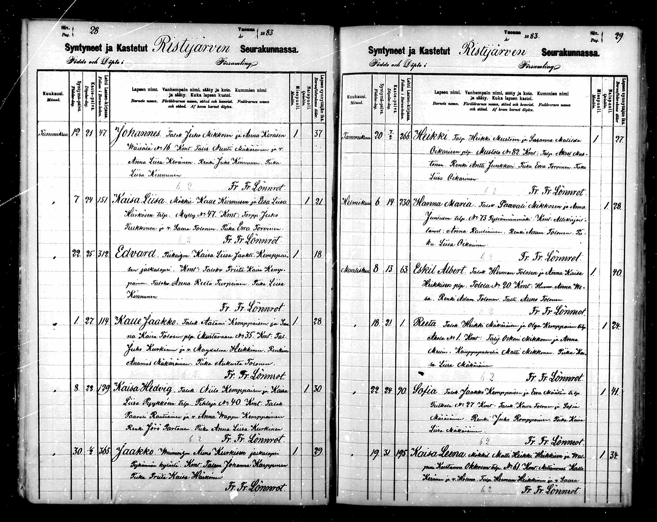 [ ../kirjat/Kirkonkirjat/ristijarvi/syntyneet_1850-1883_mko1-5/kuvat/131.jpg ]