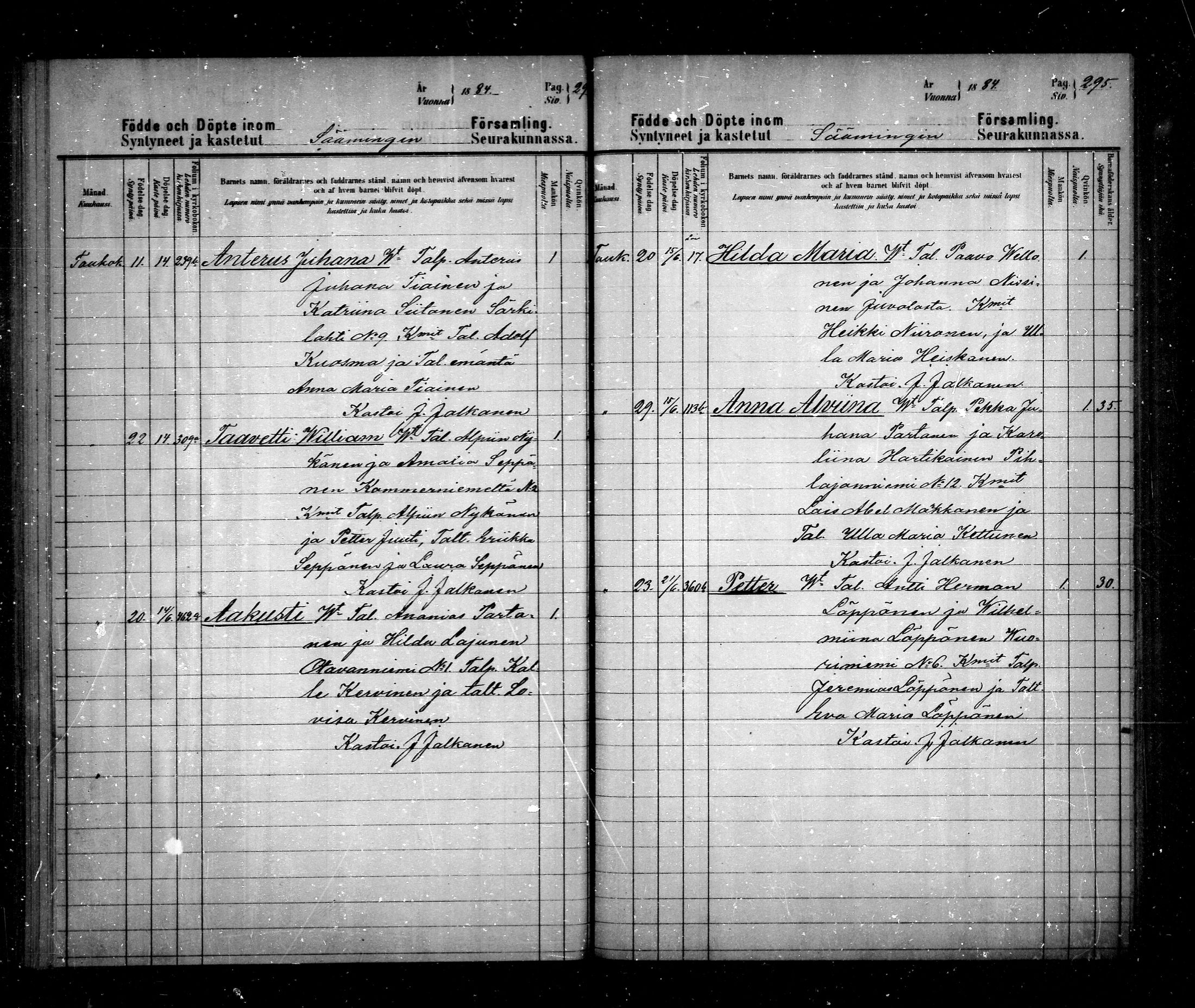 [ ../kirjat/Kirkonkirjat/saaminki/syntyneet_1880-1889_mko18-29/kuvat/145.jpg ]