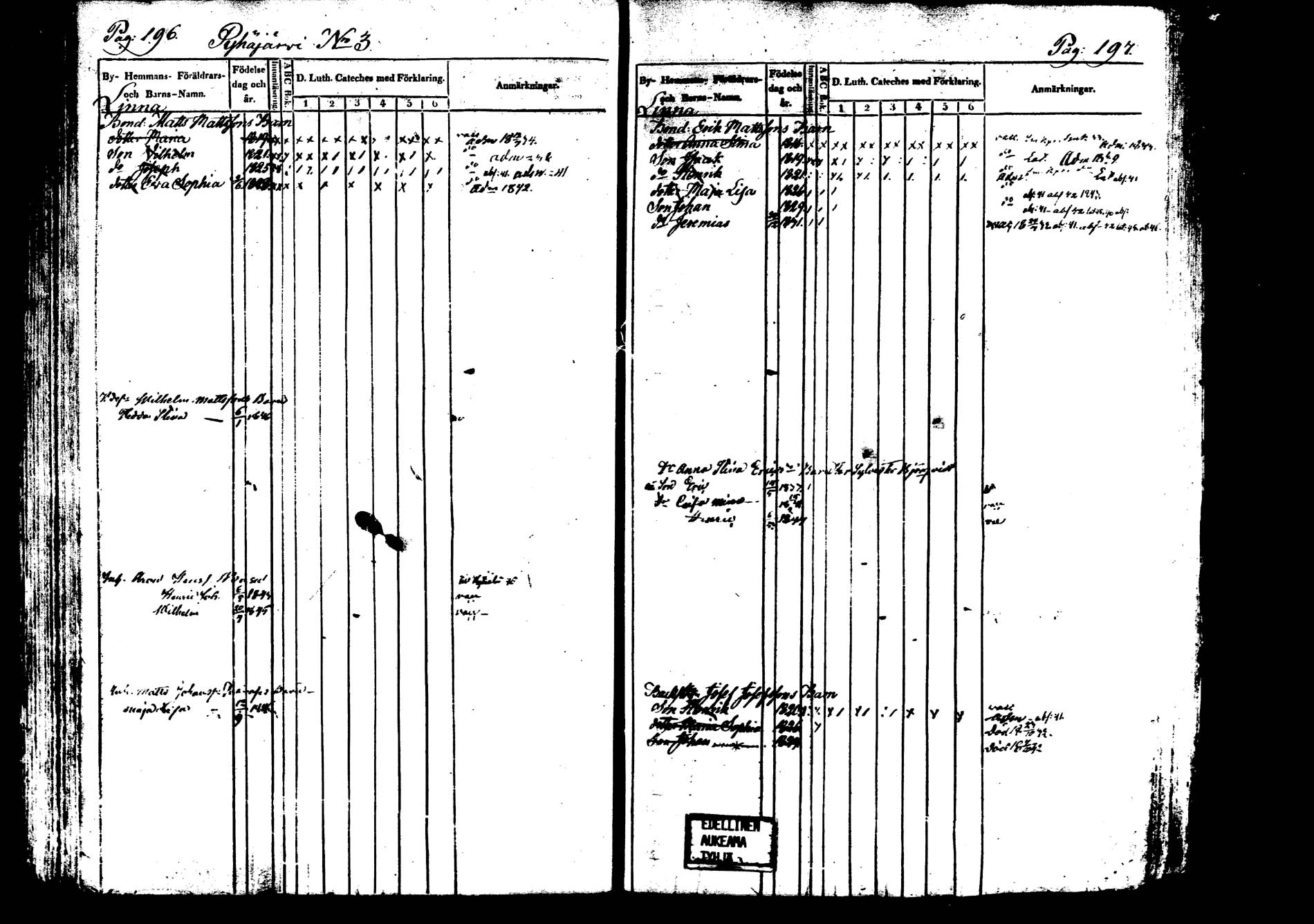 [ ../kirjat/Kirkonkirjat/saarijarvi/lastenkirja_1833-1850_uk626/kuvat/101.jpg ]