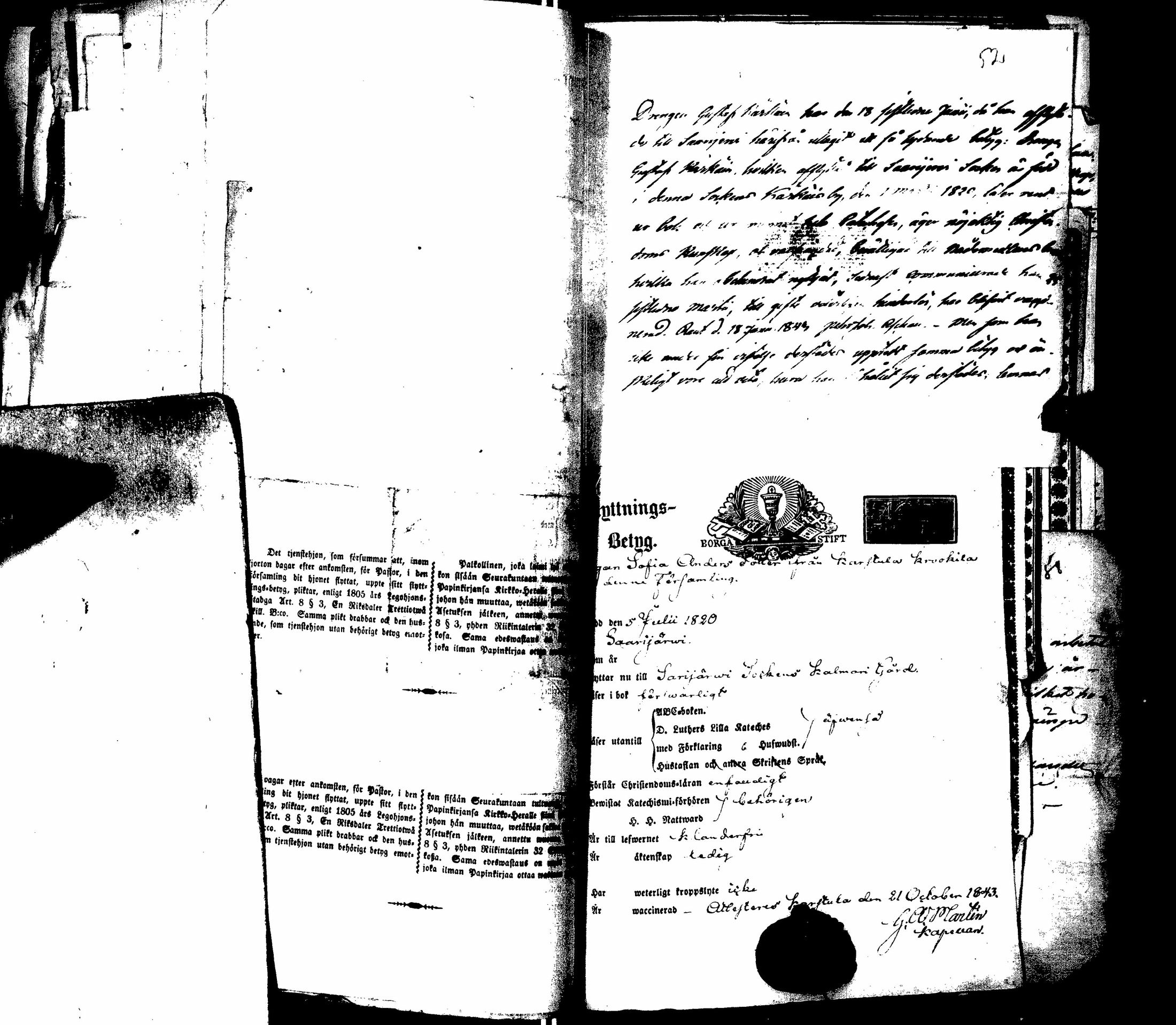 [ ../kirjat/Kirkonkirjat/saarijarvi/muuttokirjoja_1833-1850_uk629-630/kuvat/630.jpg ]