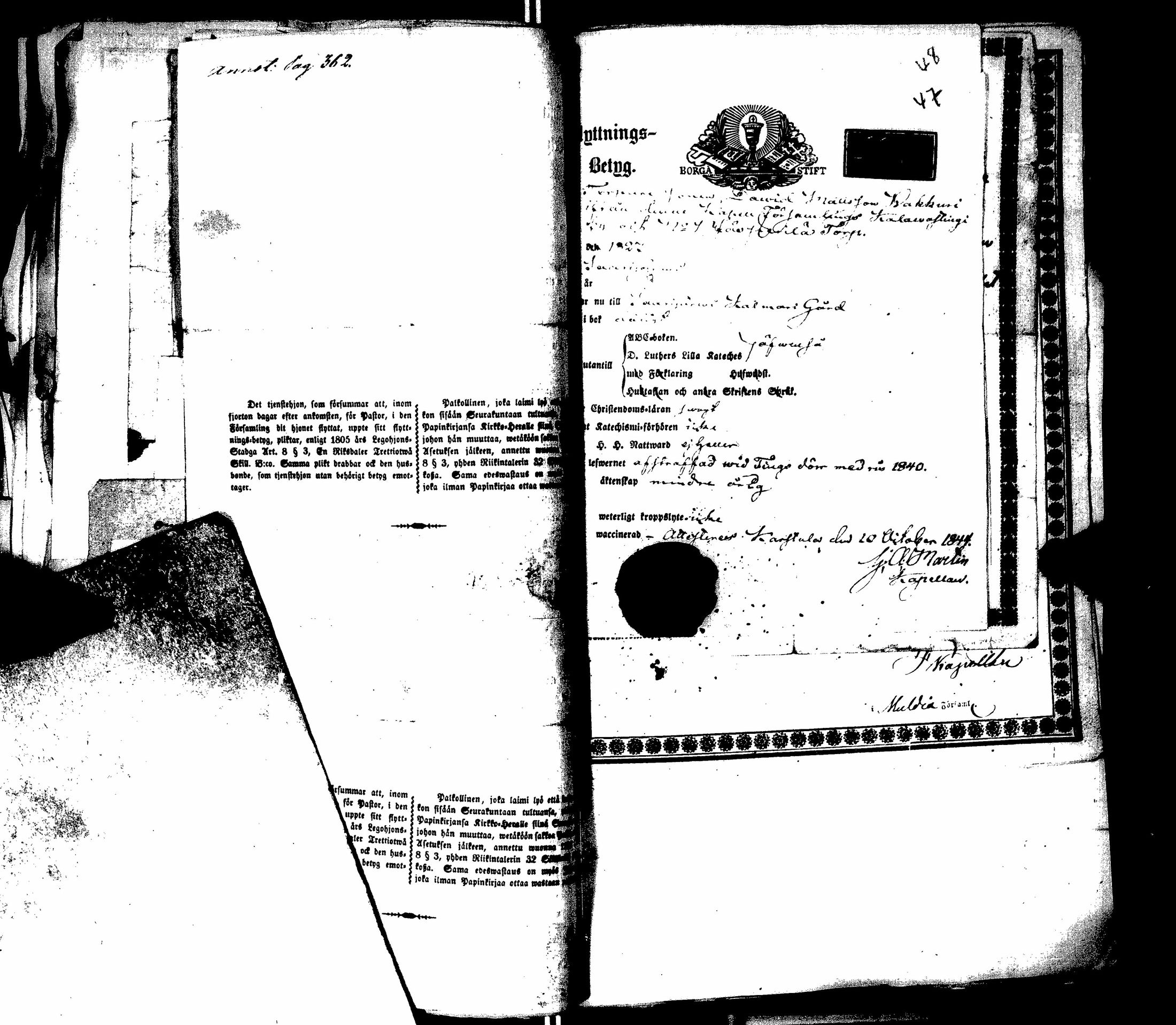 [ ../kirjat/Kirkonkirjat/saarijarvi/muuttokirjoja_1833-1850_uk629-630/kuvat/704.jpg ]