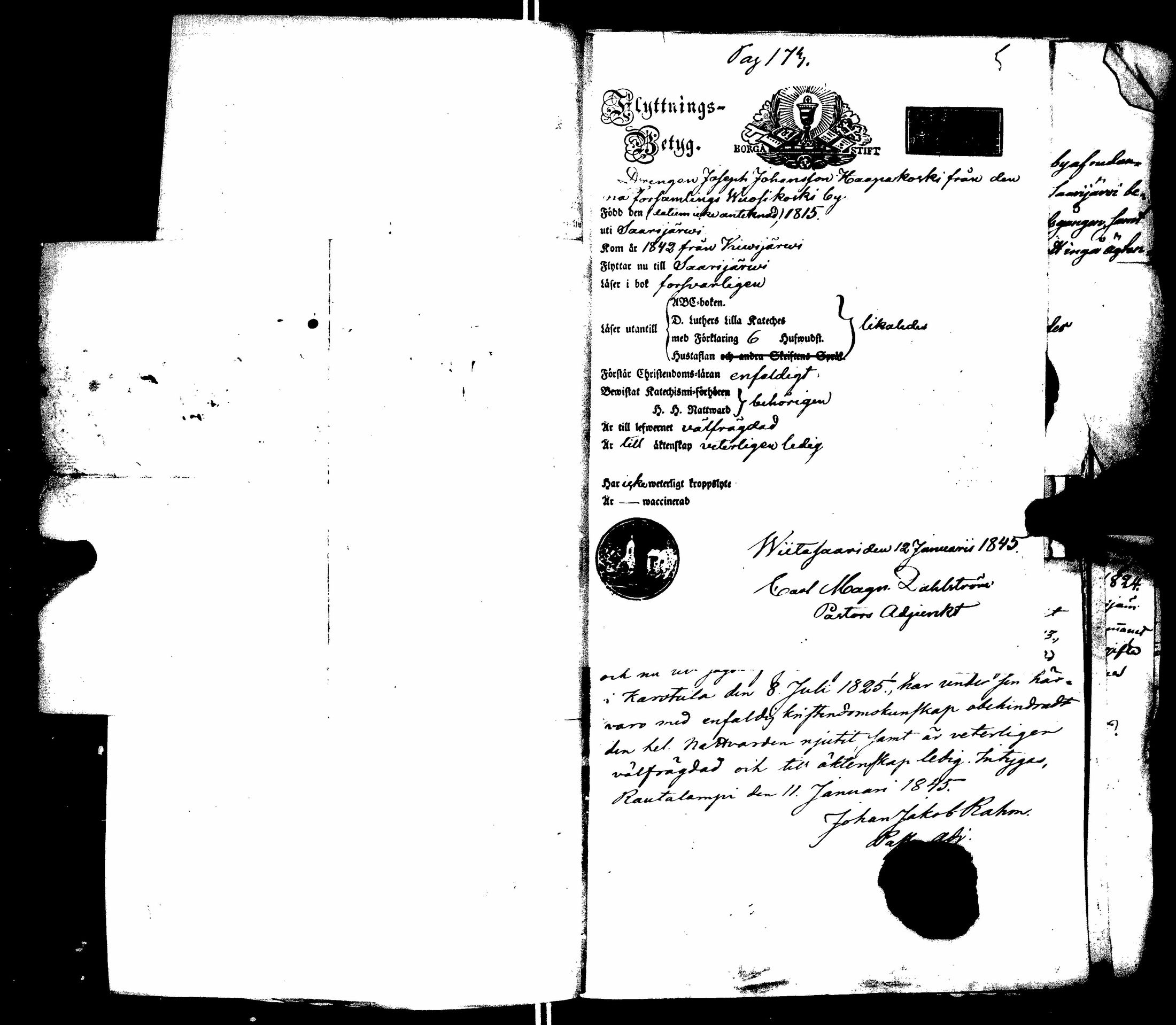 [ ../kirjat/Kirkonkirjat/saarijarvi/muuttokirjoja_1833-1850_uk629-630/kuvat/743.jpg ]