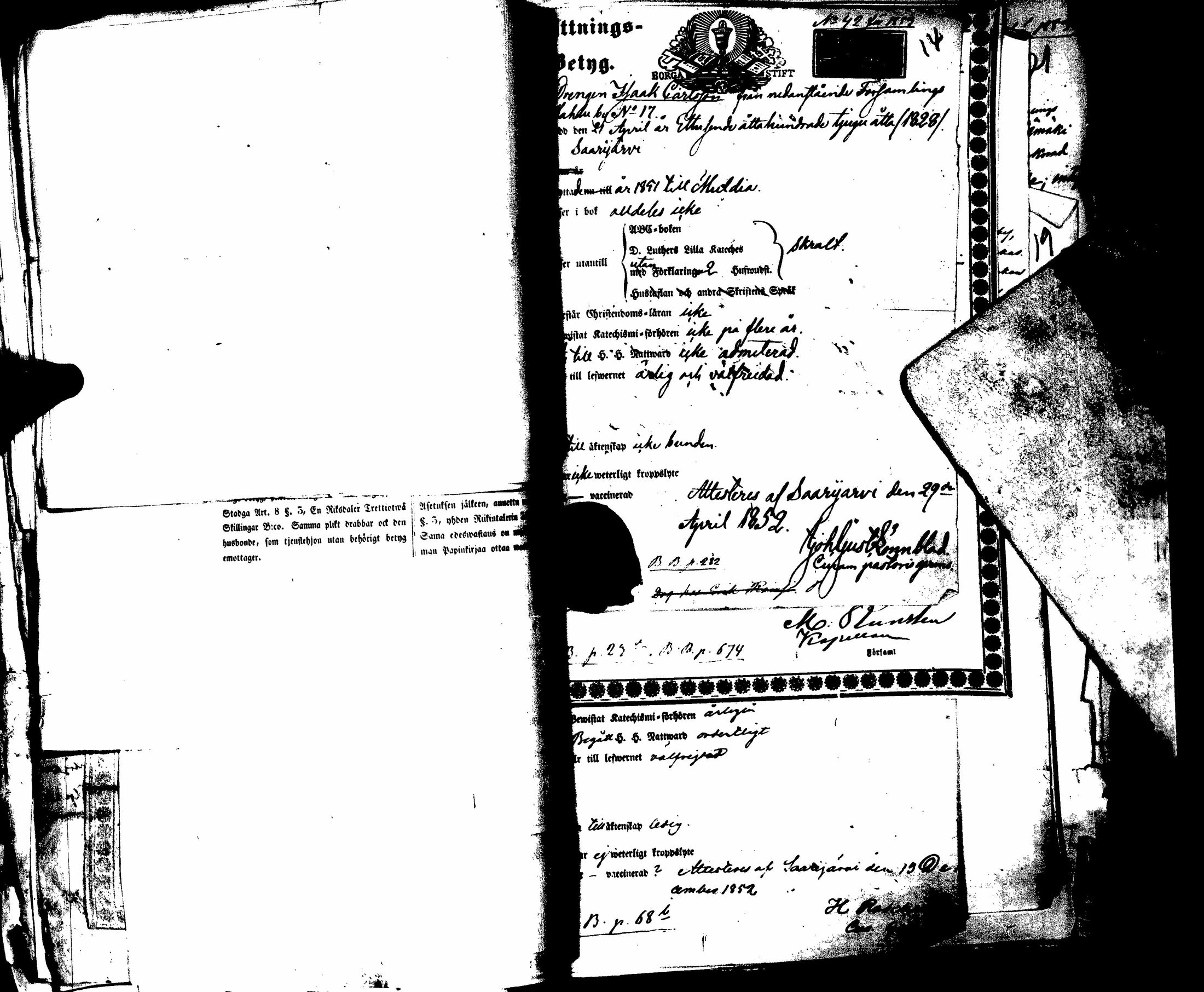 [ ../kirjat/Kirkonkirjat/saarijarvi/muuttokirjoja_1851-1861_uk630-631/kuvat/161.jpg ]