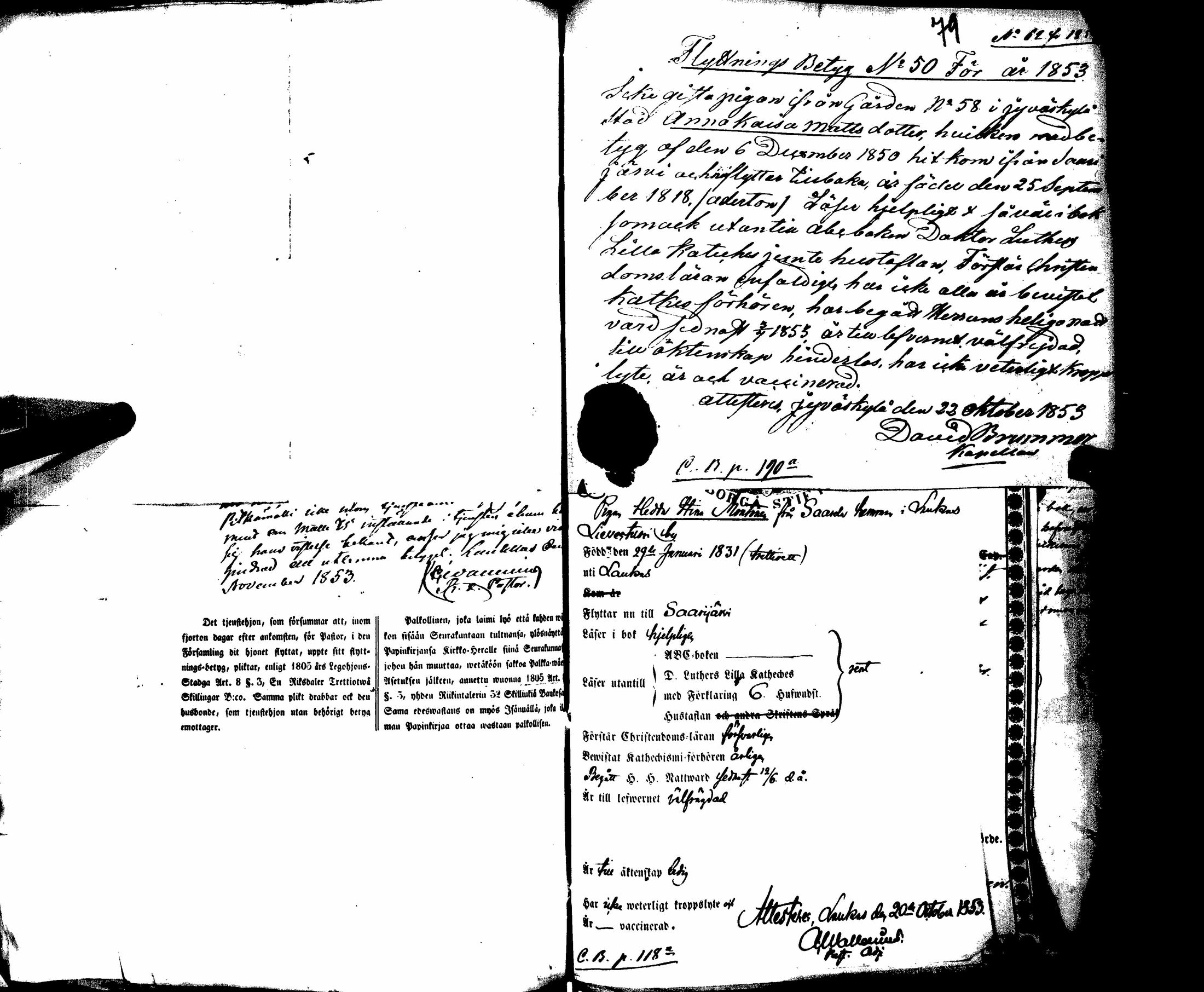 [ ../kirjat/Kirkonkirjat/saarijarvi/muuttokirjoja_1851-1861_uk630-631/kuvat/226.jpg ]