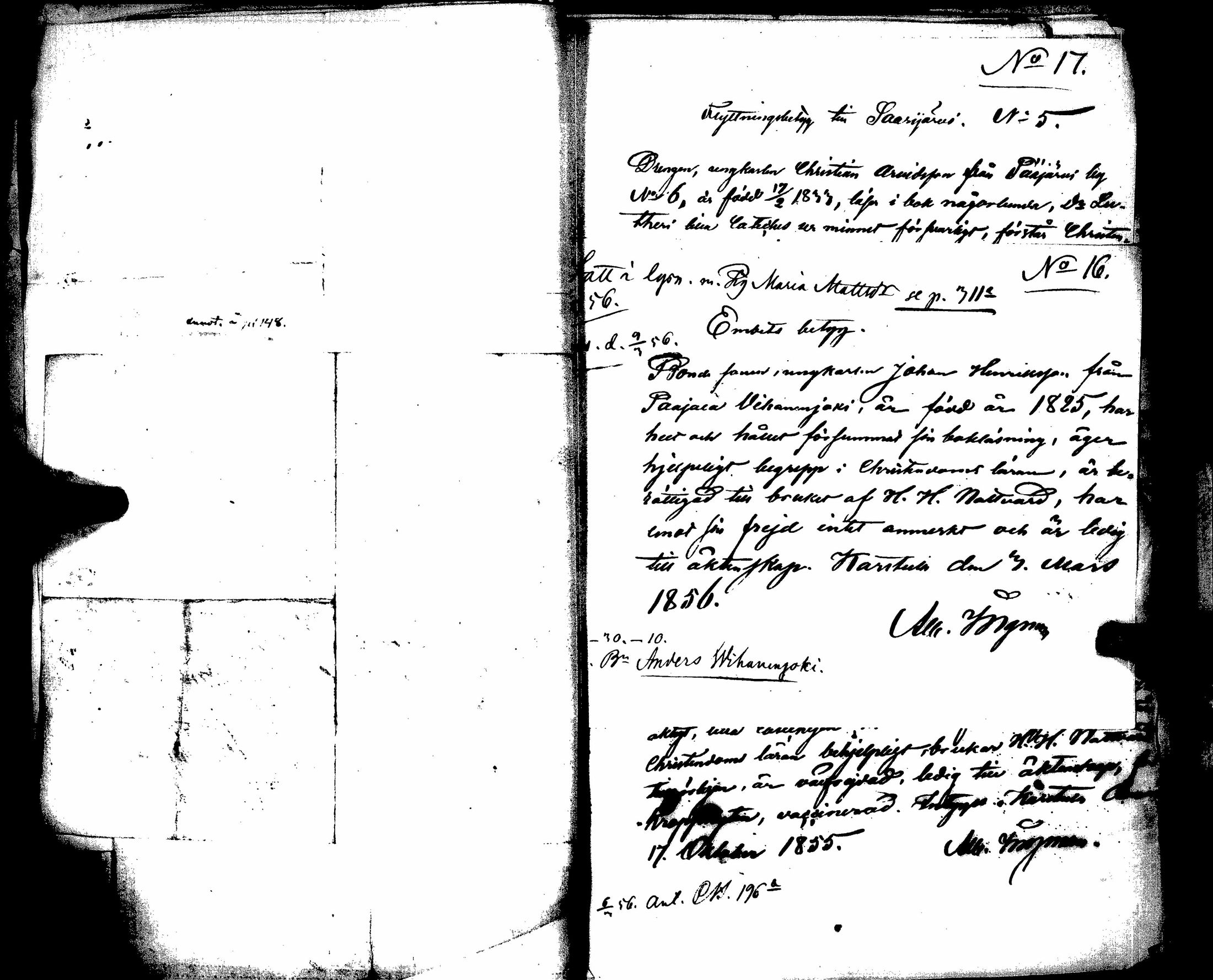 [ ../kirjat/Kirkonkirjat/saarijarvi/muuttokirjoja_1851-1861_uk630-631/kuvat/373.jpg ]