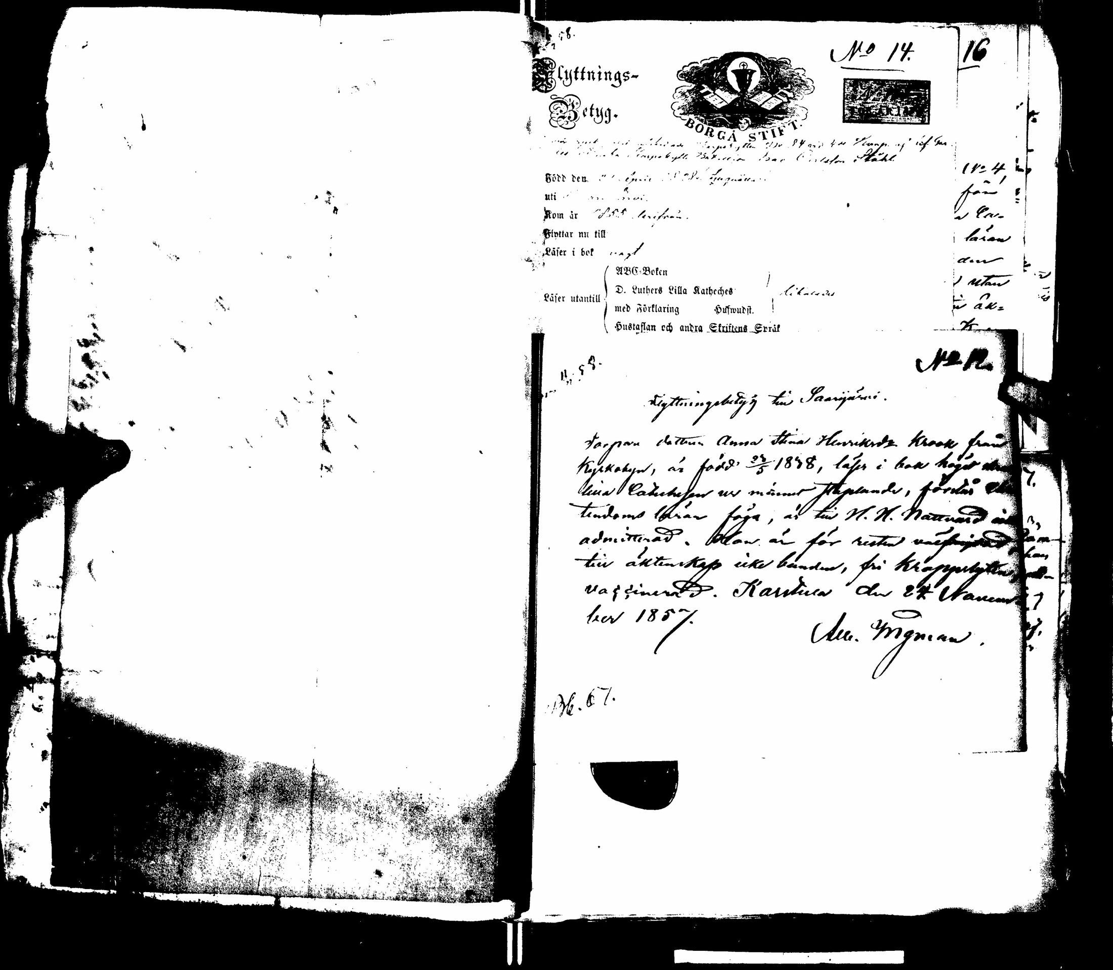 [ ../kirjat/Kirkonkirjat/saarijarvi/muuttokirjoja_1851-1861_uk630-631/kuvat/496.jpg ]