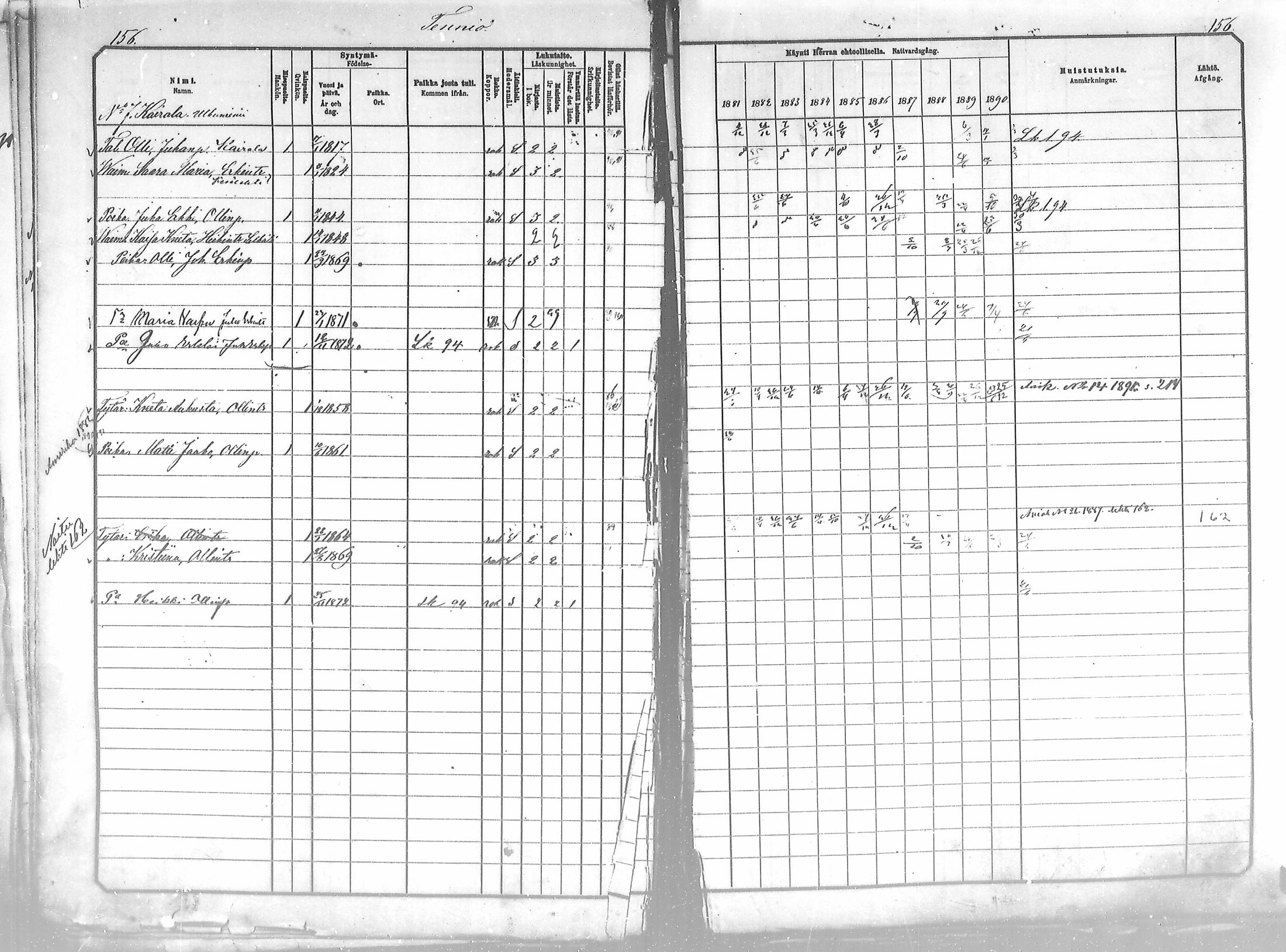 [ ../kirjat/Kirkonkirjat/salla/rippikirja_1881-1890_mko26-36/kuvat/156.jpg ]