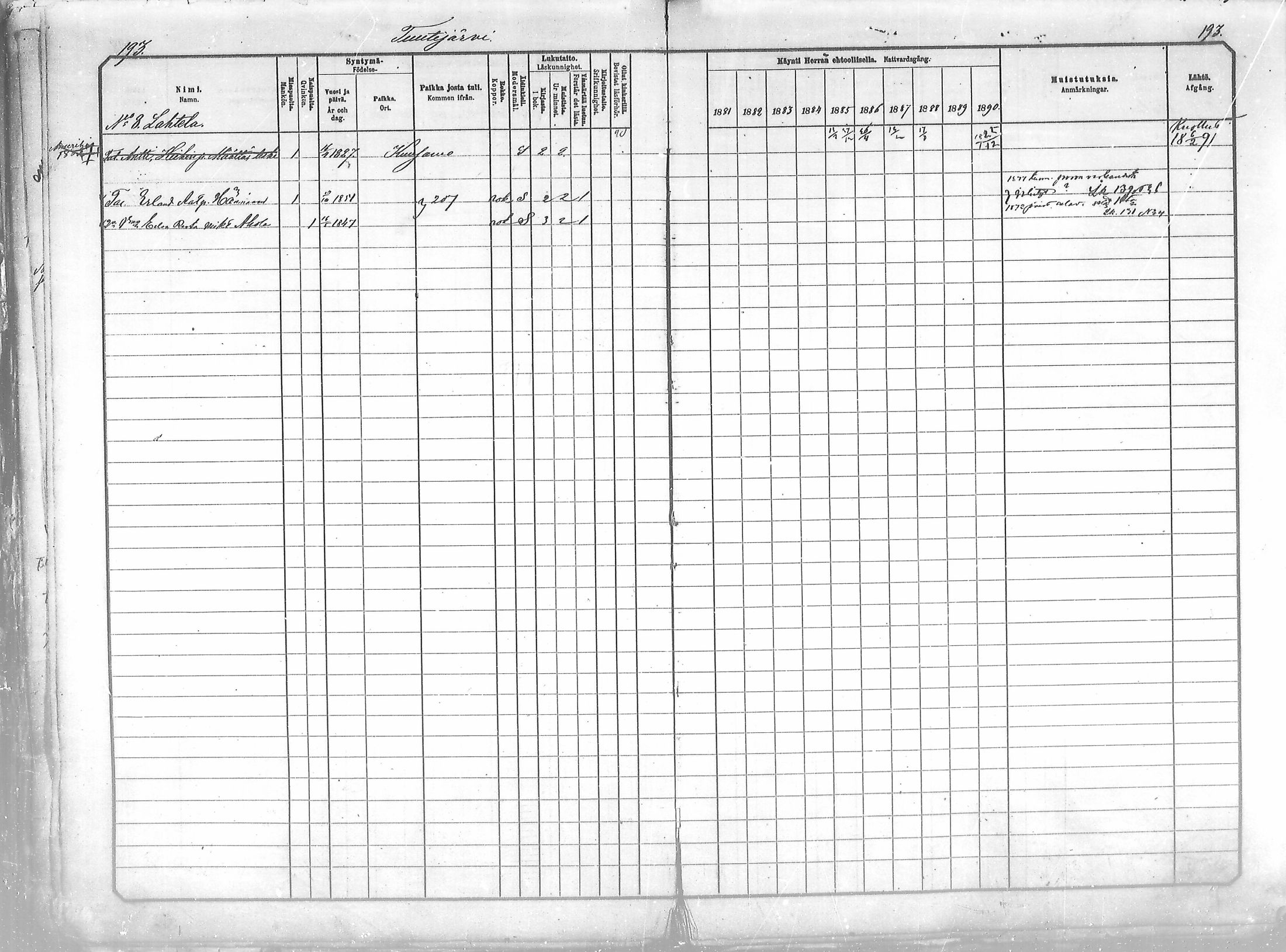 [ ../kirjat/Kirkonkirjat/salla/rippikirja_1881-1890_mko26-36/kuvat/193.jpg ]