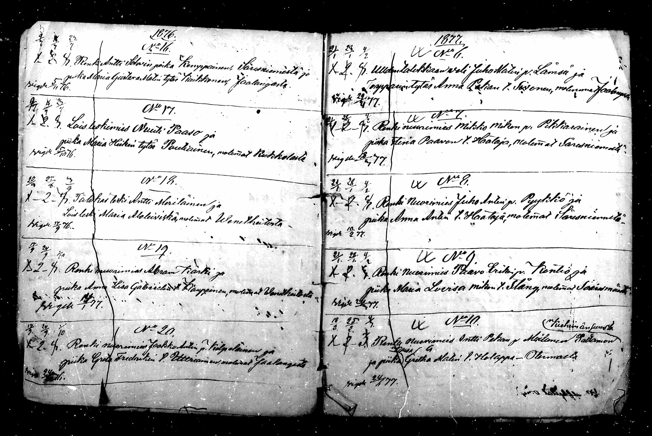 [ ../kirjat/Kirkonkirjat/saraisniemi/kuulutetut_1876-1881_mko419/kuvat/4.jpg ]