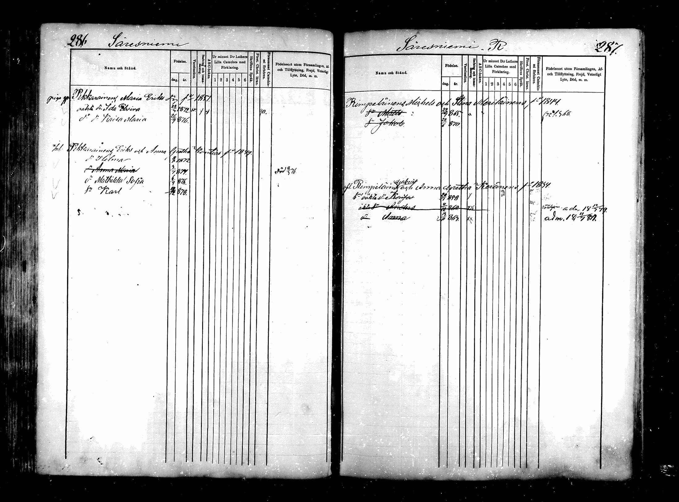[ ../kirjat/Kirkonkirjat/saraisniemi/lastenkirja_1870-1881_mko254-262/kuvat/143.jpg ]