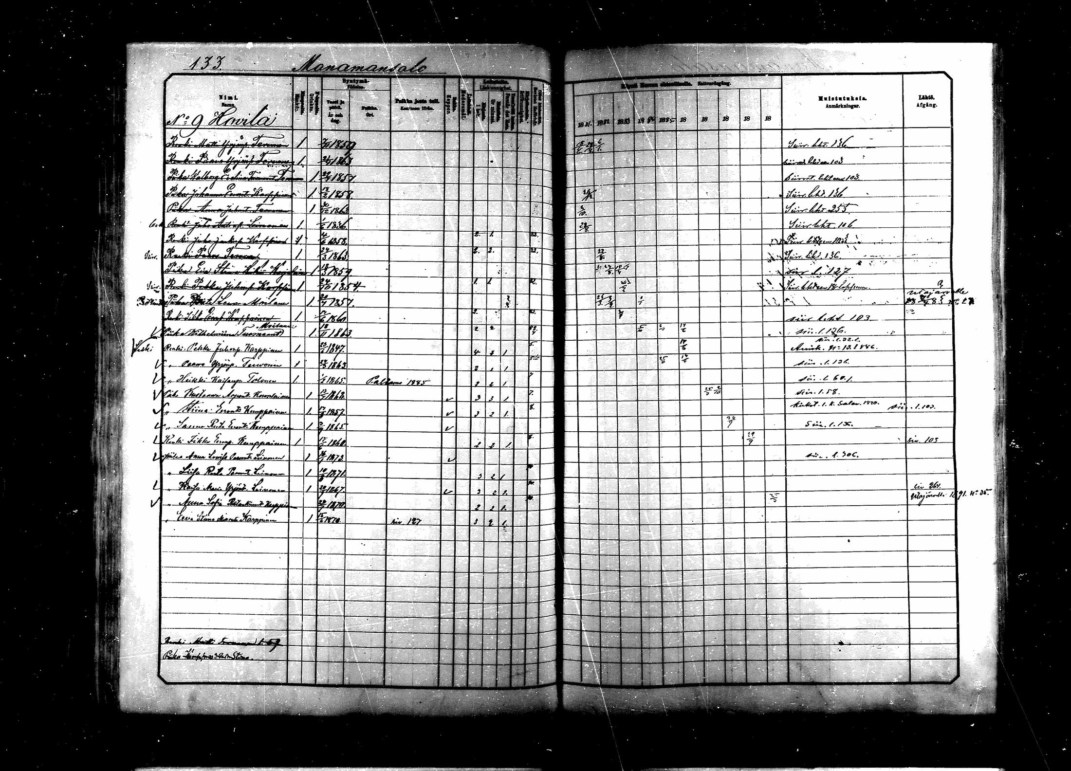 [ ../kirjat/Kirkonkirjat/saraisniemi/rippikirja_1881-1891_mko29-48/kuvat/133.jpg ]