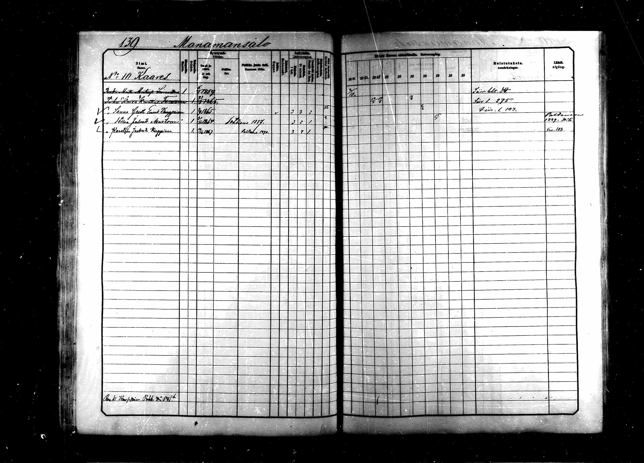 [ ../kirjat/Kirkonkirjat/saraisniemi/rippikirja_1881-1891_mko29-48/kuvat/139.jpg ]