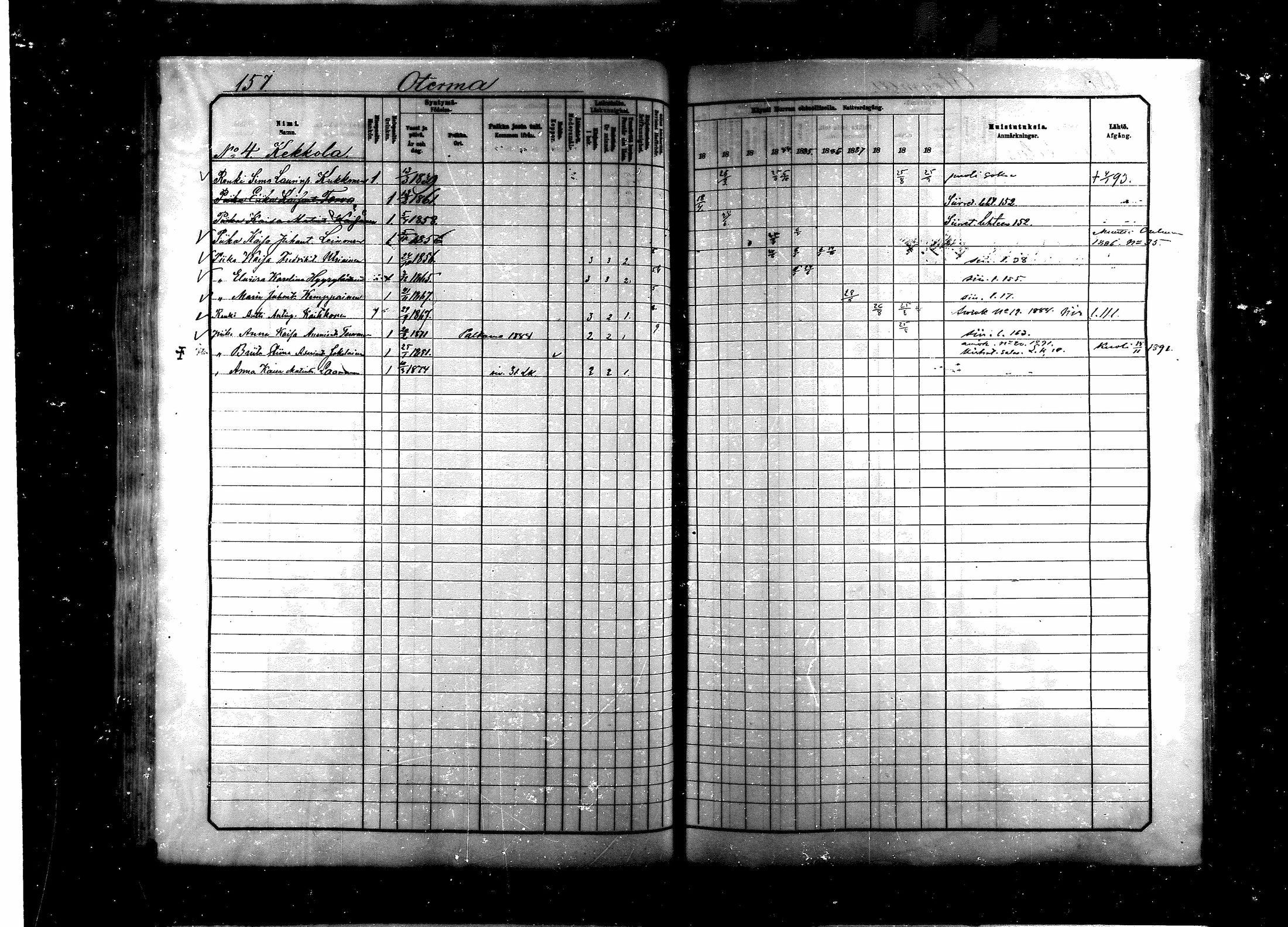 [ ../kirjat/Kirkonkirjat/saraisniemi/rippikirja_1881-1891_mko29-48/kuvat/157.jpg ]