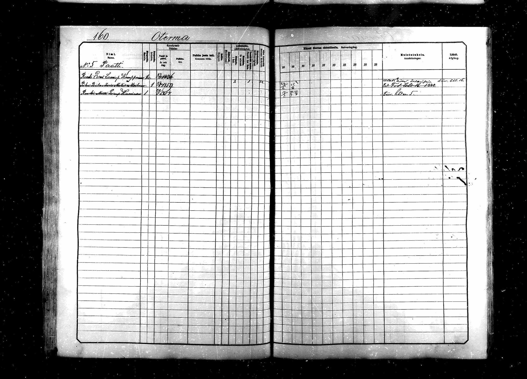 [ ../kirjat/Kirkonkirjat/saraisniemi/rippikirja_1881-1891_mko29-48/kuvat/160.jpg ]