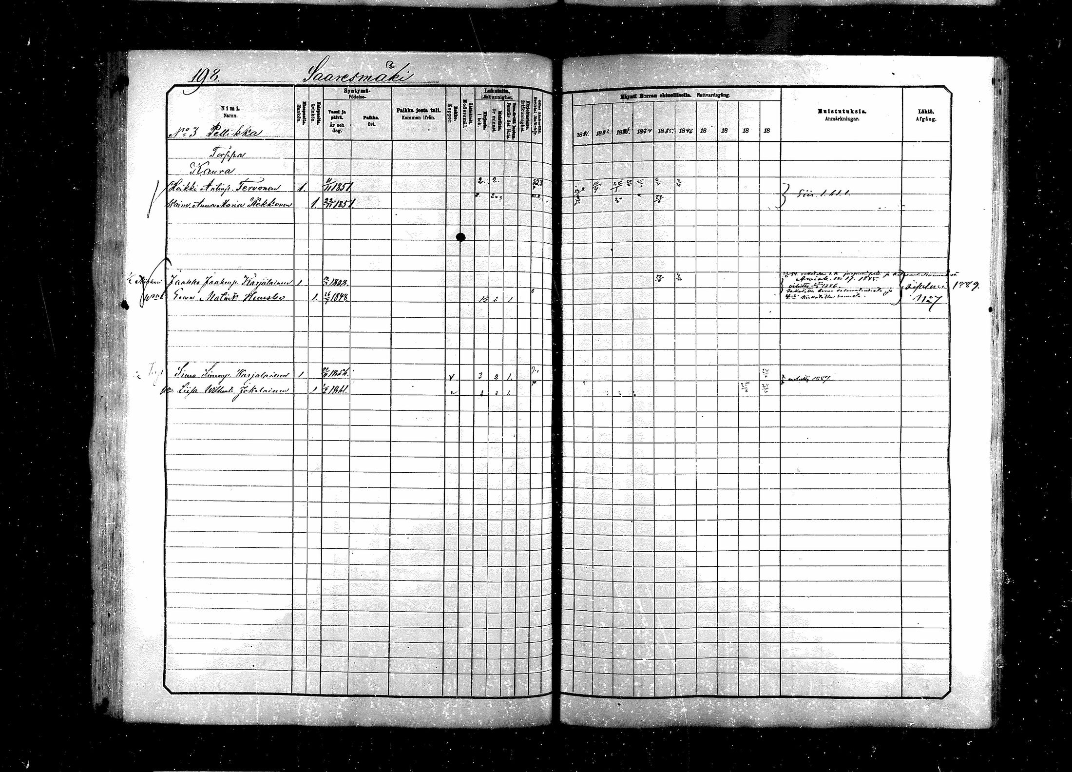 [ ../kirjat/Kirkonkirjat/saraisniemi/rippikirja_1881-1891_mko29-48/kuvat/198.jpg ]