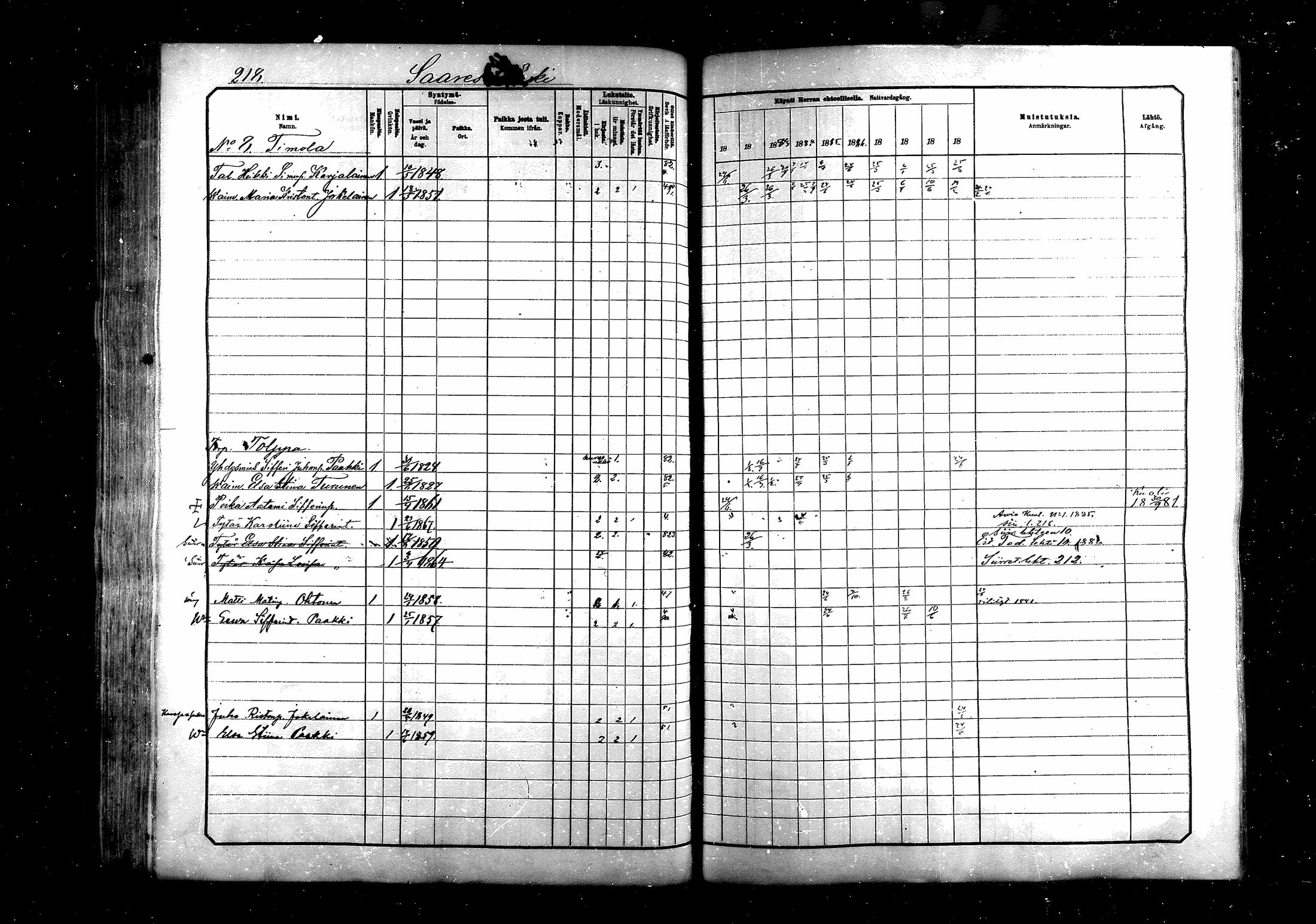 [ ../kirjat/Kirkonkirjat/saraisniemi/rippikirja_1881-1891_mko29-48/kuvat/218.jpg ]