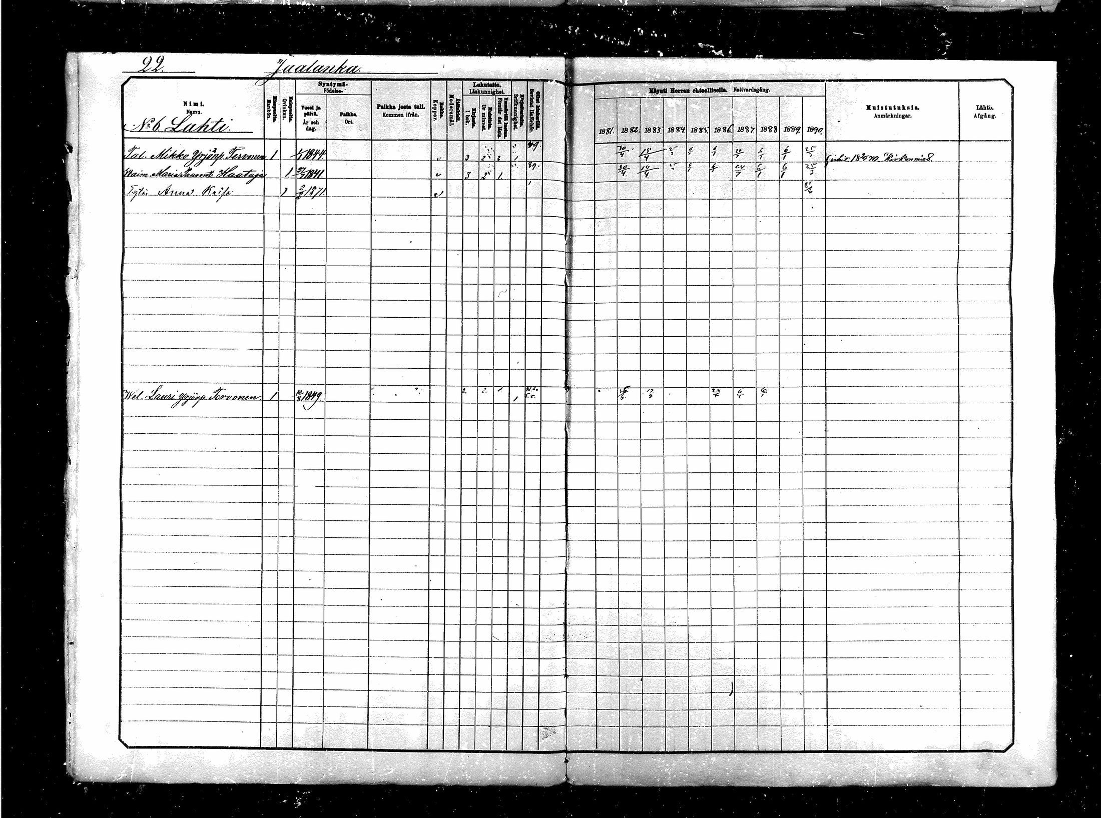 [ ../kirjat/Kirkonkirjat/saraisniemi/rippikirja_1881-1891_mko29-48/kuvat/22.jpg ]