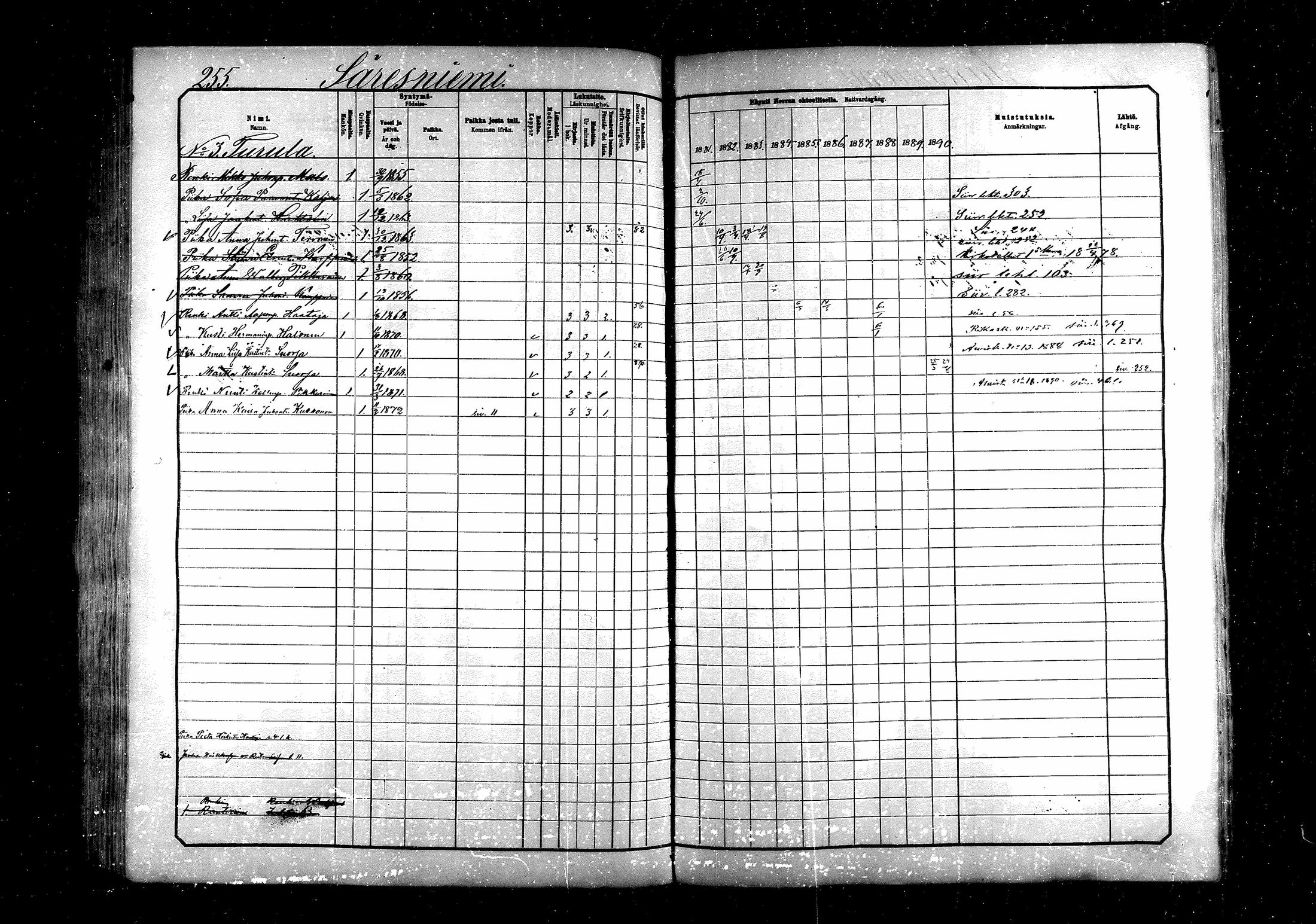 [ ../kirjat/Kirkonkirjat/saraisniemi/rippikirja_1881-1891_mko29-48/kuvat/255.jpg ]
