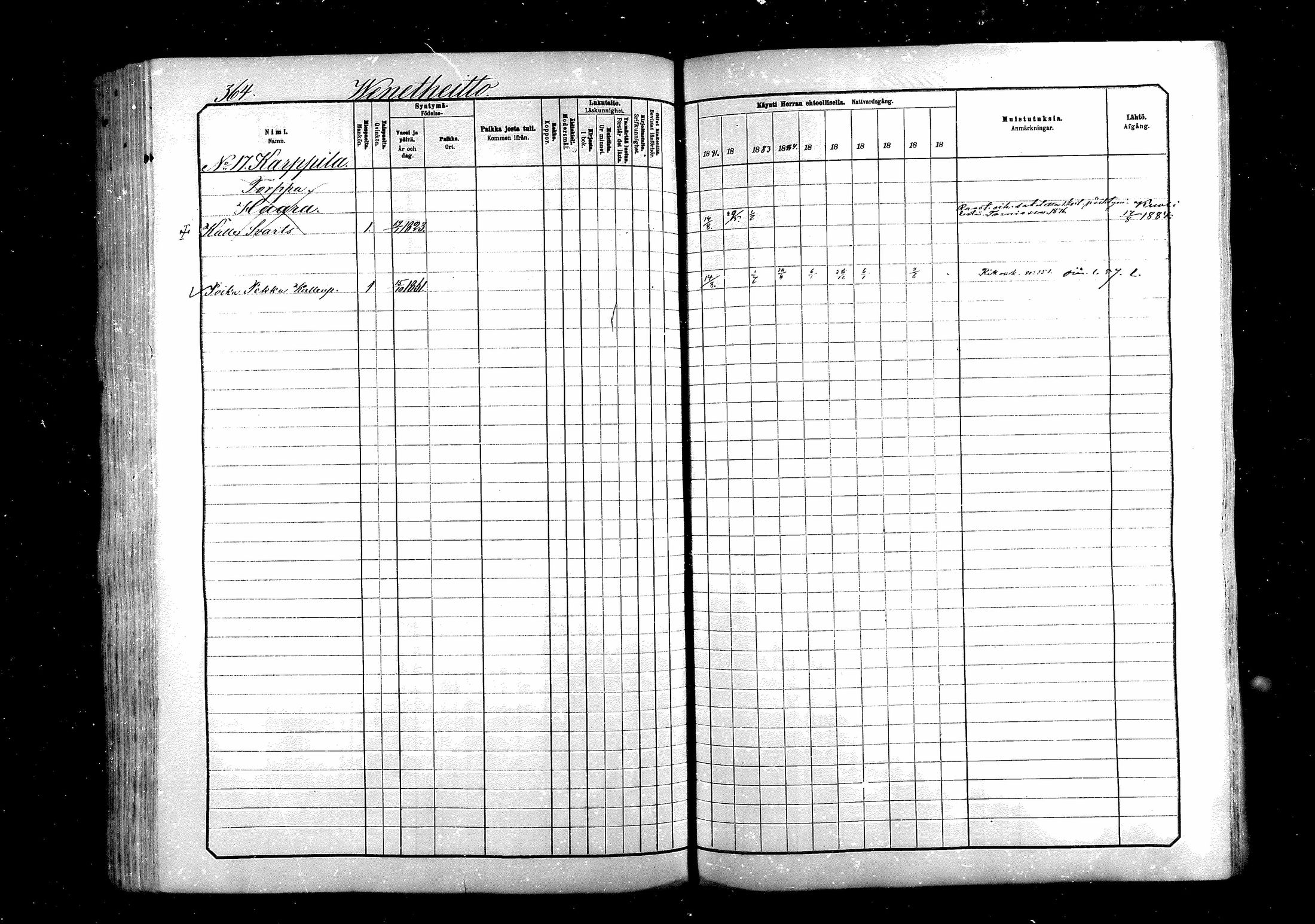 [ ../kirjat/Kirkonkirjat/saraisniemi/rippikirja_1881-1891_mko29-48/kuvat/364.jpg ]