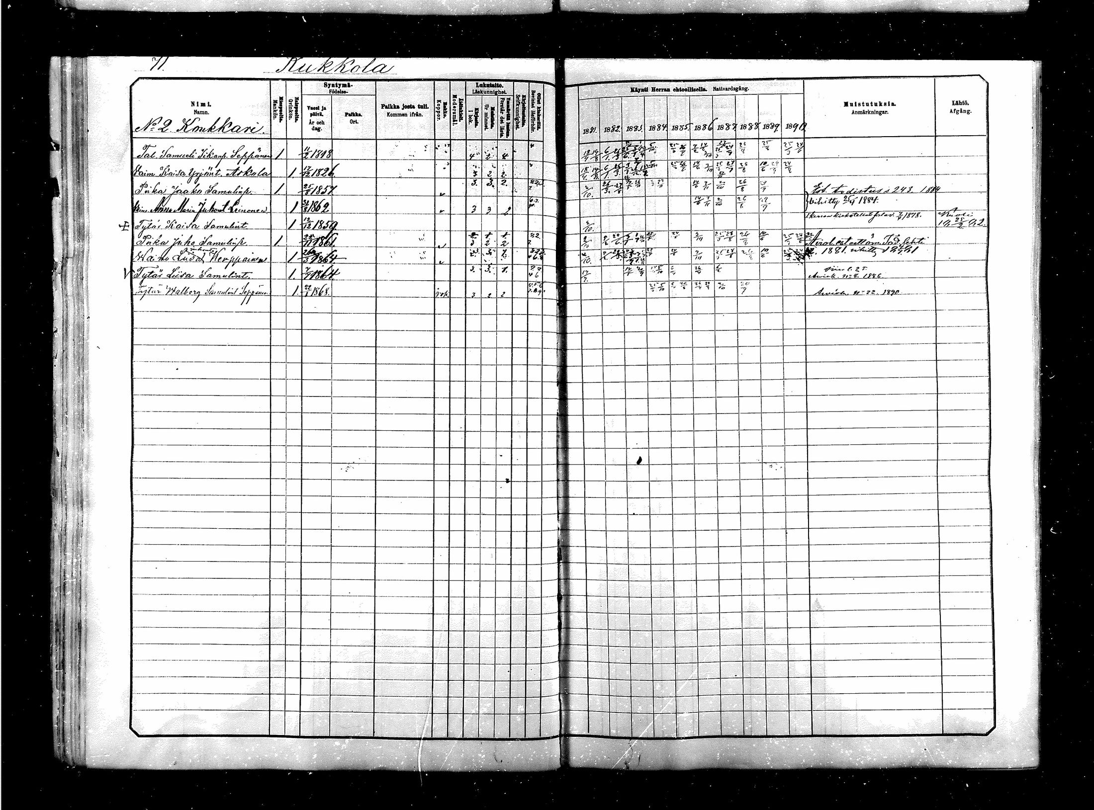 [ ../kirjat/Kirkonkirjat/saraisniemi/rippikirja_1881-1891_mko29-48/kuvat/71.jpg ]