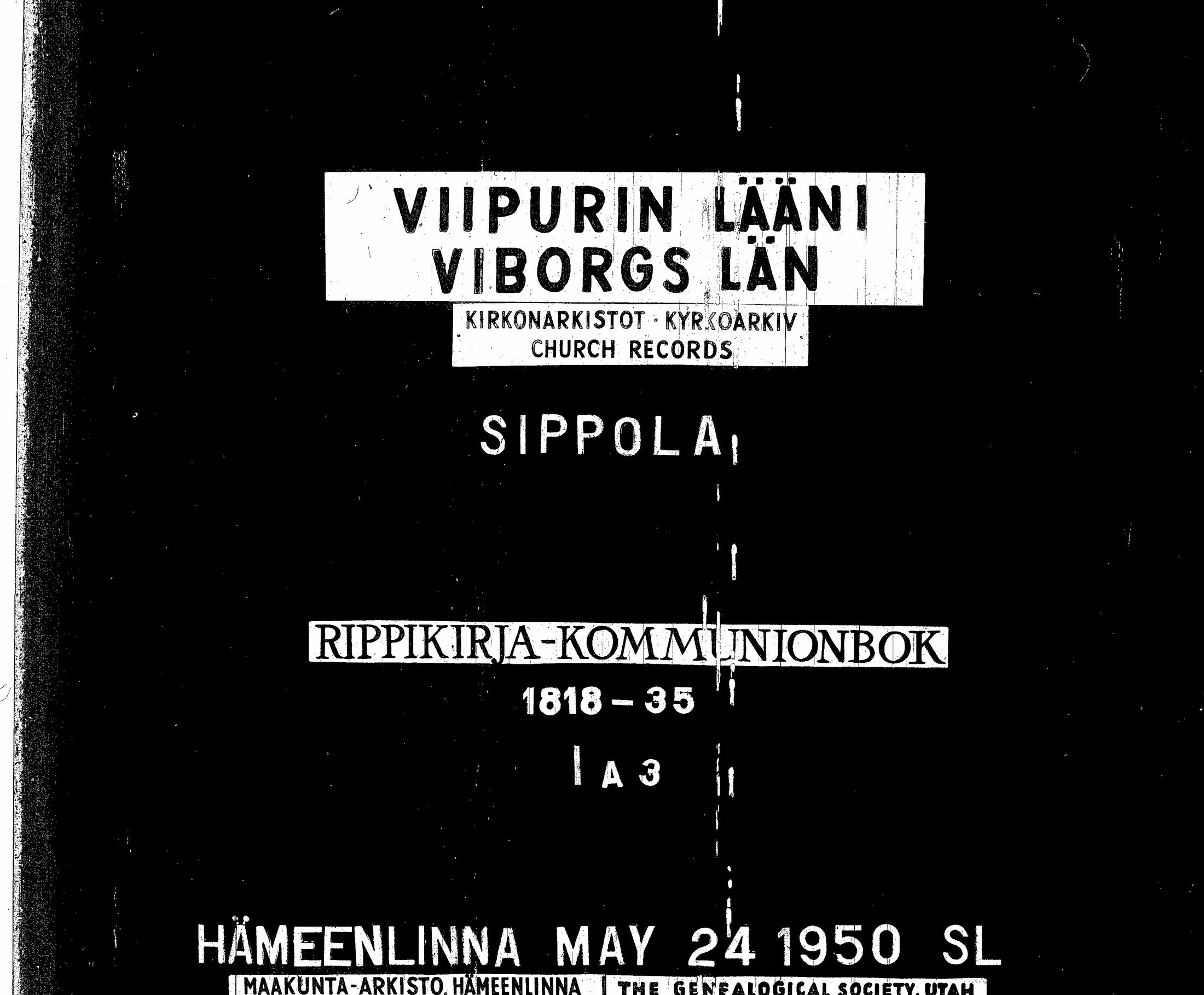 [ ../kirjat/Kirkonkirjat/sippola/rippikirja_1818-1835_tk941/kuvat/1.jpg ]