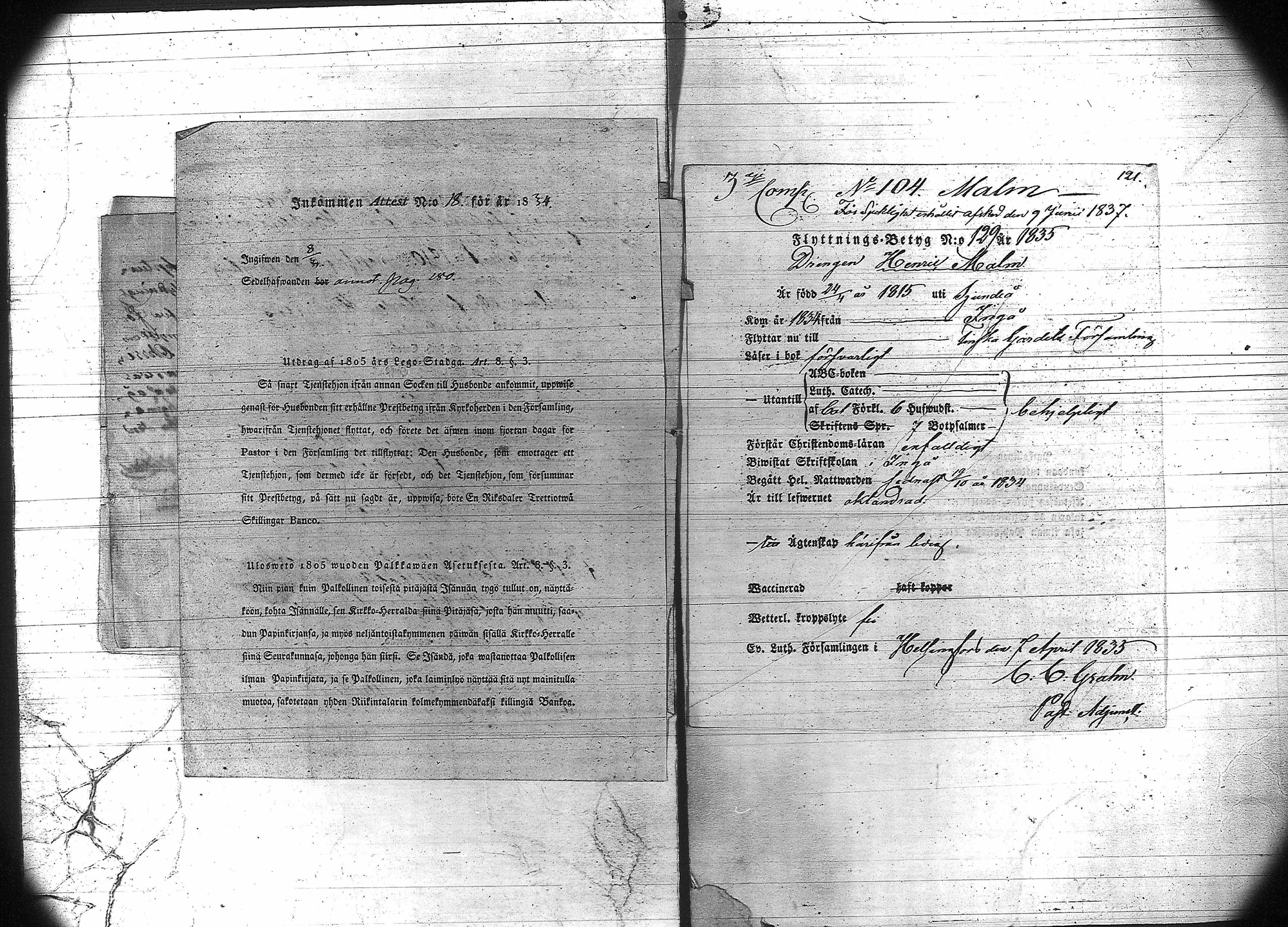 [ ../kirjat/Kirkonkirjat/suomen_kaarti/muuttokirjoja_1822-1850_os385-386/kuvat/144.jpg ]