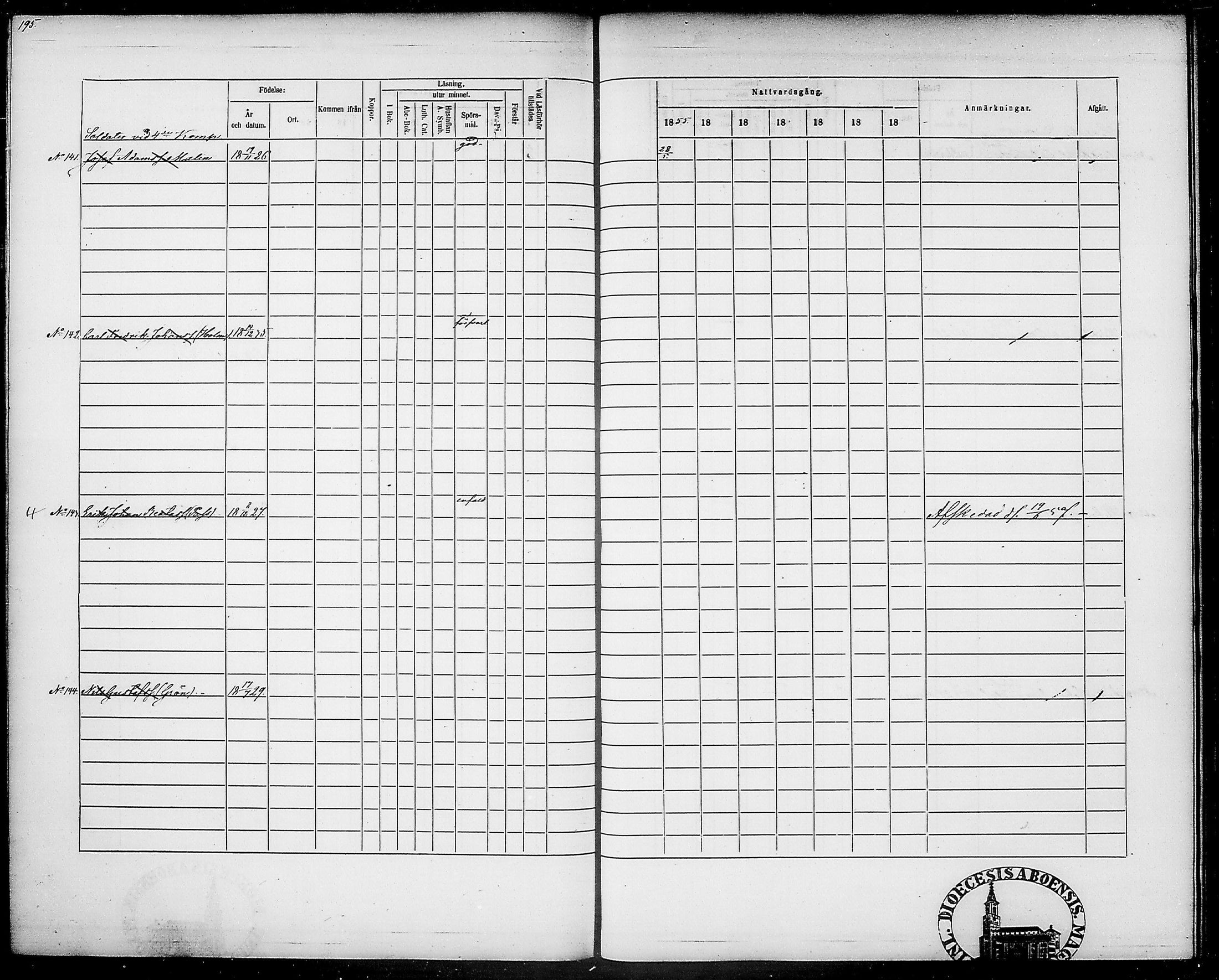 [ ../kirjat/Kirkonkirjat/suomen_tarkkampujapataljoona/rippikirja_1855-1861_tk21/kuvat/204.jpg ]