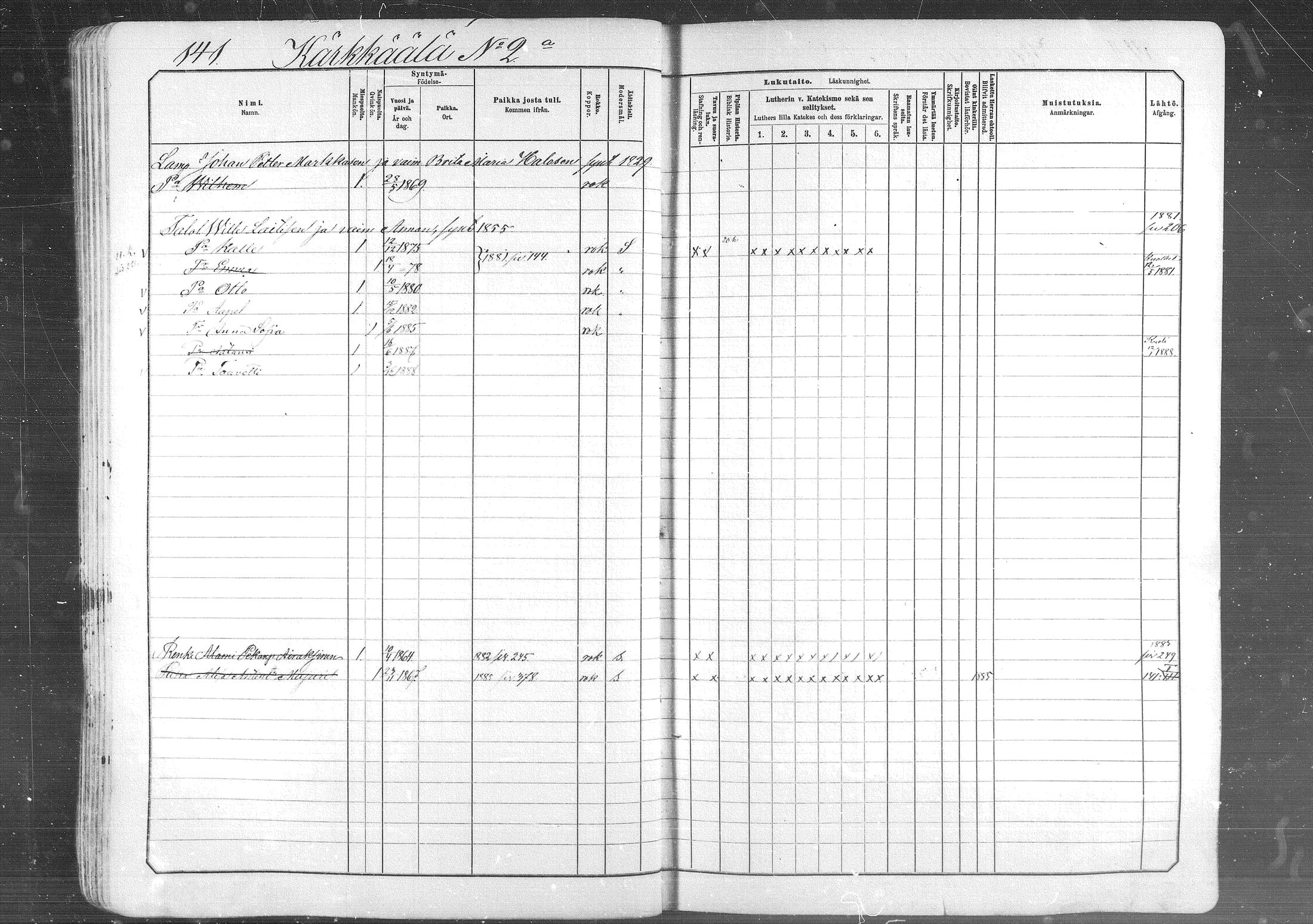 [ ../kirjat/Kirkonkirjat/suonenjoki/lastenkirja_1881-1890_mko623-639/kuvat/145.jpg ]
