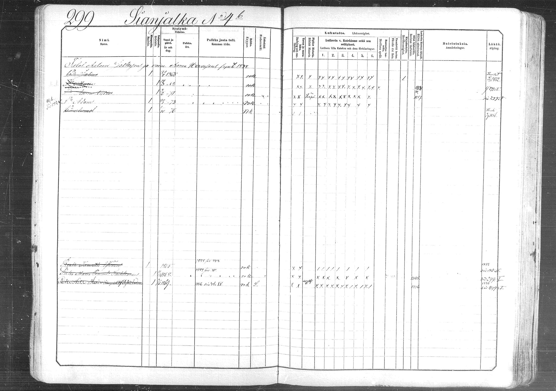 [ ../kirjat/Kirkonkirjat/suonenjoki/lastenkirja_1881-1890_mko623-639/kuvat/300.jpg ]