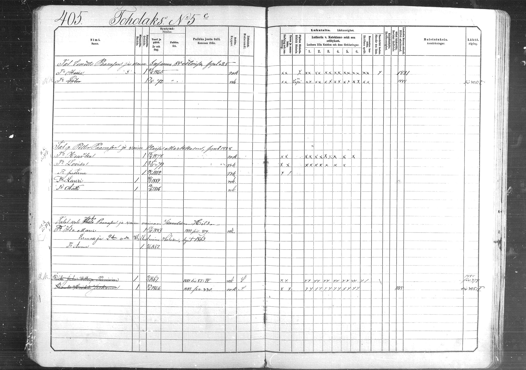 [ ../kirjat/Kirkonkirjat/suonenjoki/lastenkirja_1881-1890_mko623-639/kuvat/406.jpg ]