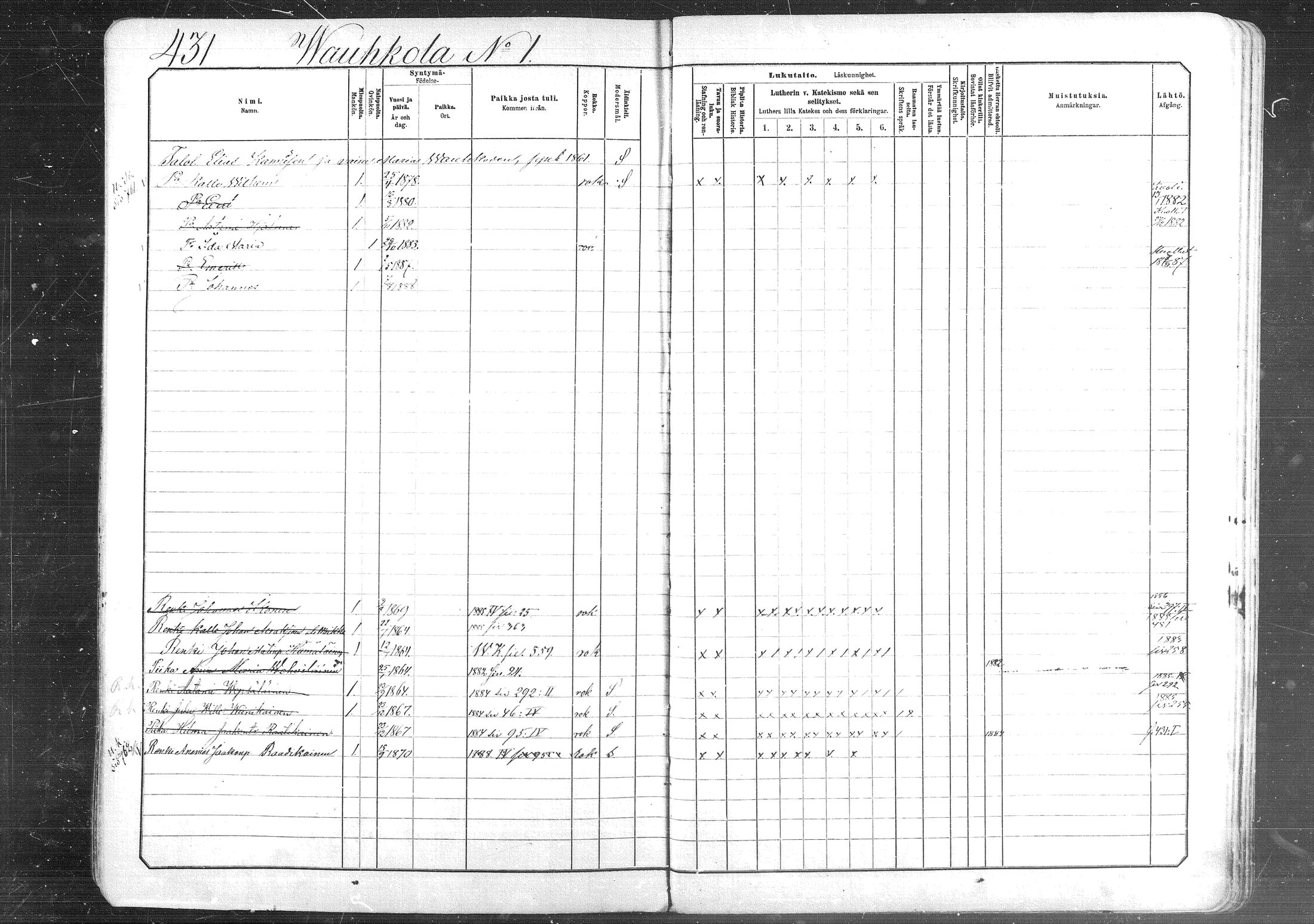 [ ../kirjat/Kirkonkirjat/suonenjoki/lastenkirja_1881-1890_mko623-639/kuvat/432.jpg ]
