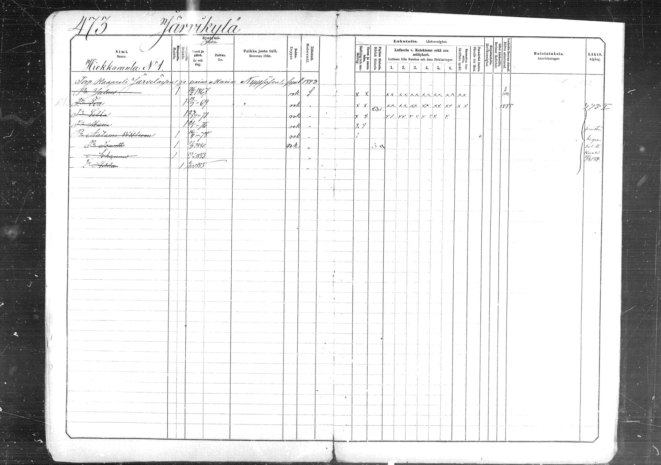 [ ../kirjat/Kirkonkirjat/suonenjoki/lastenkirja_1881-1890_mko623-639/kuvat/477.jpg ]