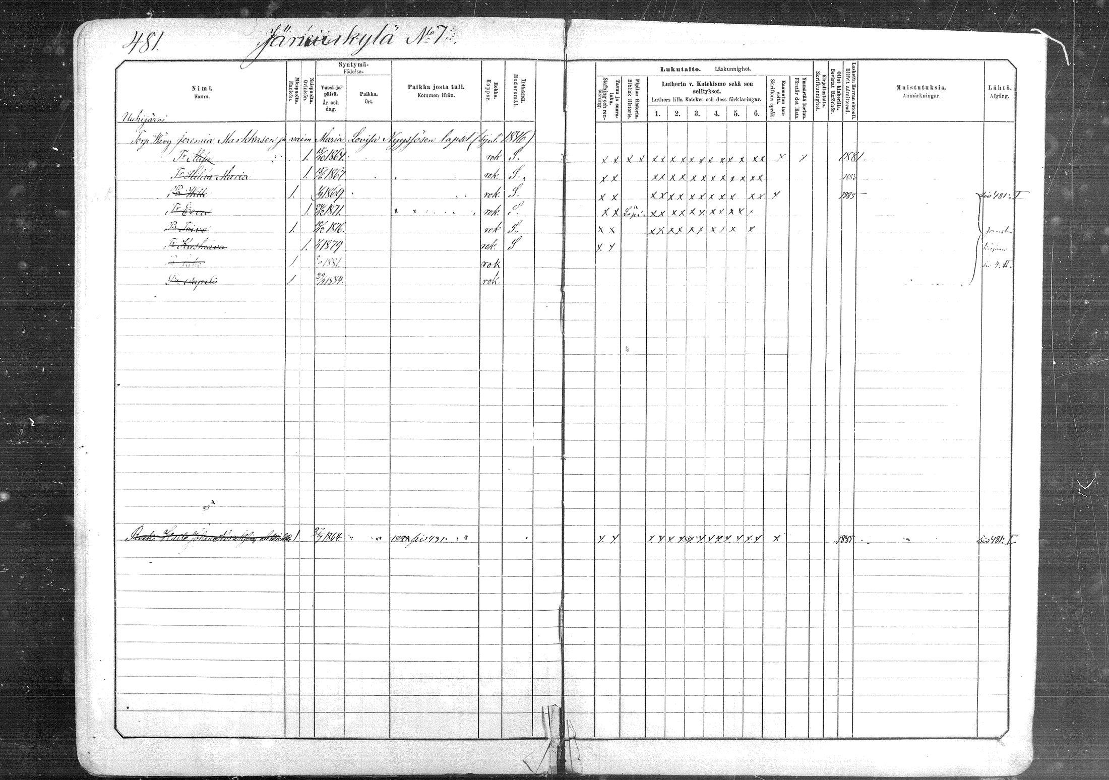 [ ../kirjat/Kirkonkirjat/suonenjoki/lastenkirja_1881-1890_mko623-639/kuvat/485.jpg ]