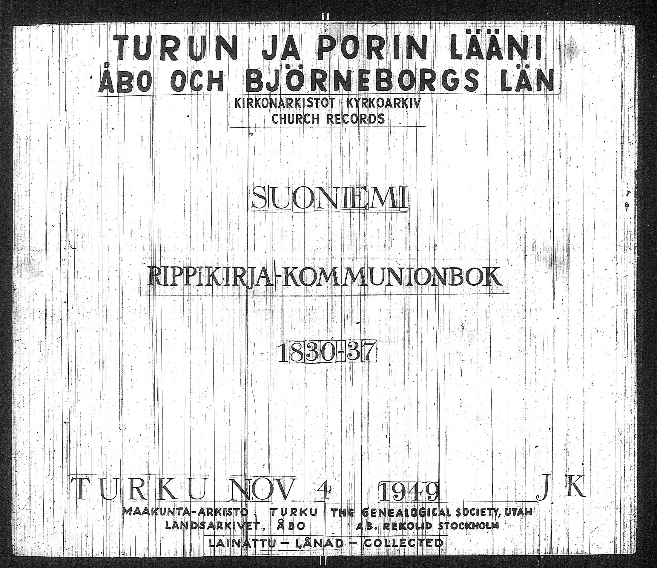 [ ../kirjat/Kirkonkirjat/suoniemi/rippikirja_1830-1837_jk978/kuvat/1.jpg ]
